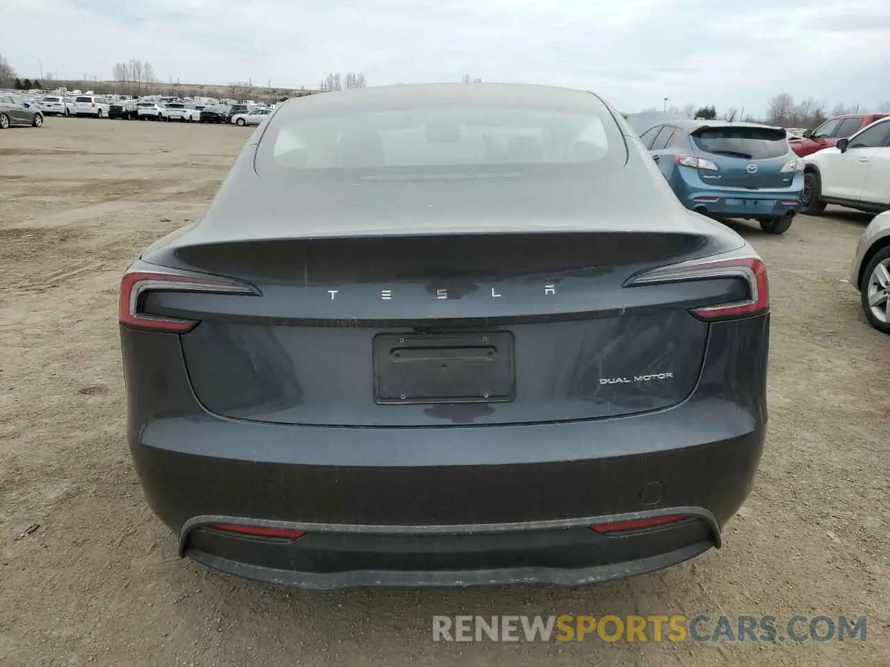6 Photograph of a damaged car 5YJ3E1EB2SF884851 TESLA MODEL 3 2025