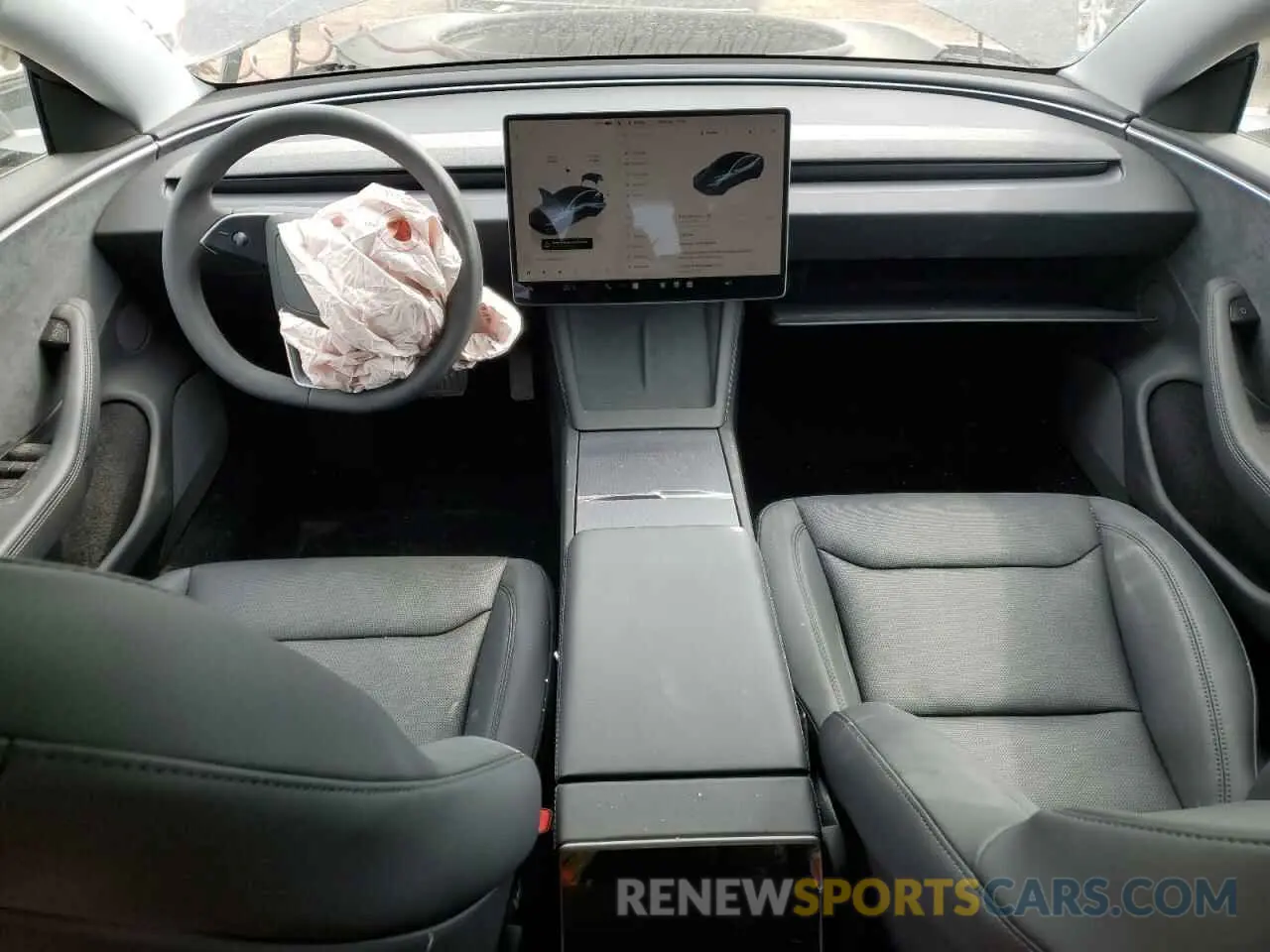 8 Photograph of a damaged car 5YJ3E1EB2SF884851 TESLA MODEL 3 2025