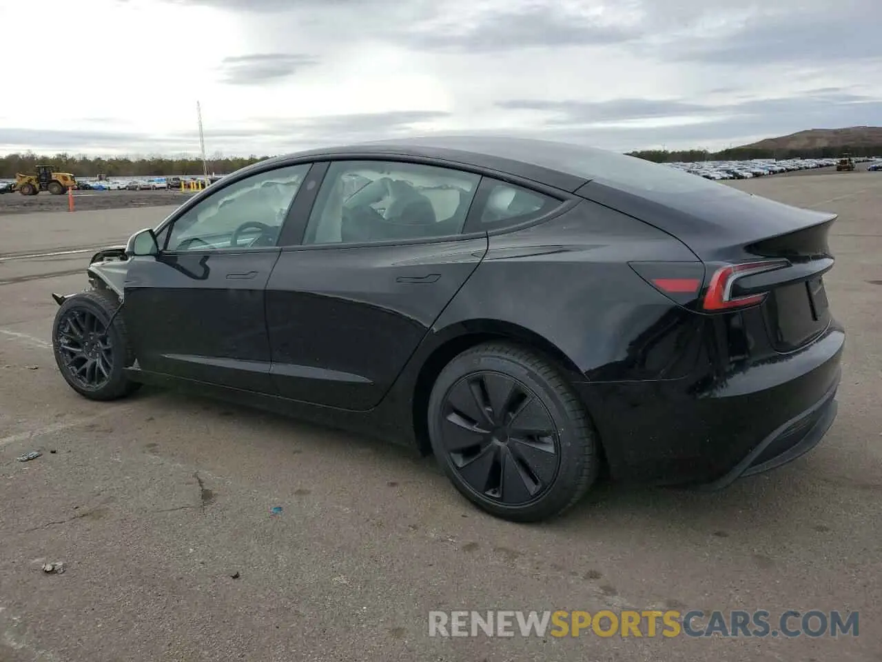 2 Photograph of a damaged car 5YJ3E1EB2SF923115 TESLA MODEL 3 2025