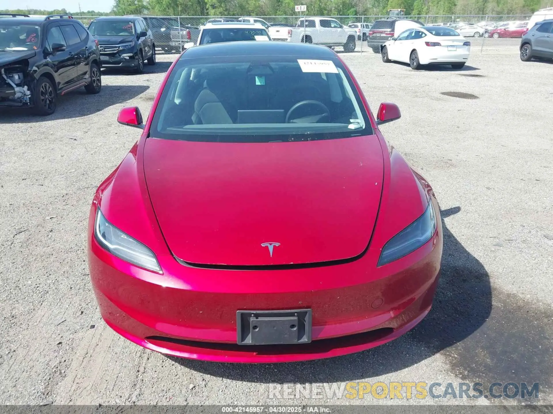 12 Photograph of a damaged car 5YJ3E1EB3SF893624 TESLA MODEL 3 2025