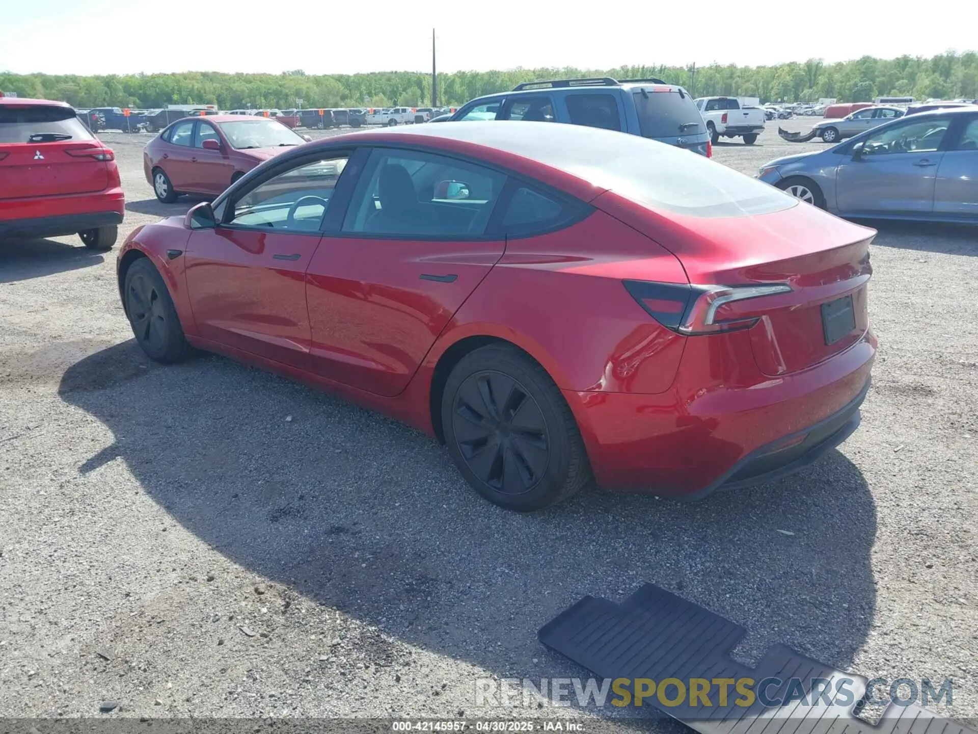 3 Photograph of a damaged car 5YJ3E1EB3SF893624 TESLA MODEL 3 2025