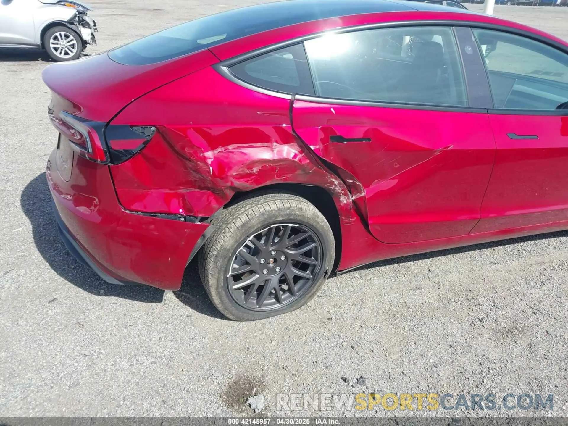 6 Photograph of a damaged car 5YJ3E1EB3SF893624 TESLA MODEL 3 2025