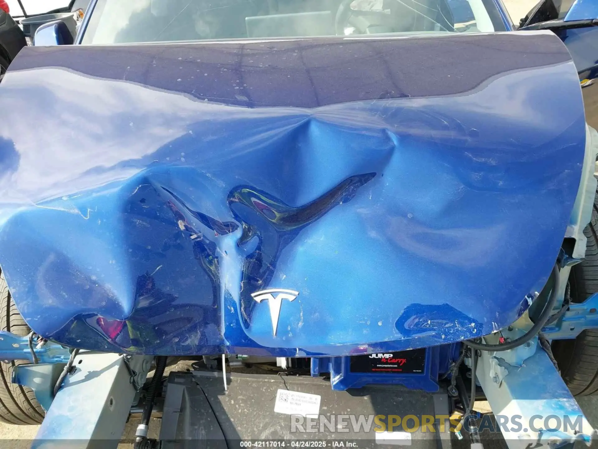 10 Photograph of a damaged car 5YJ3E1EB3SF907019 TESLA MODEL 3 2025