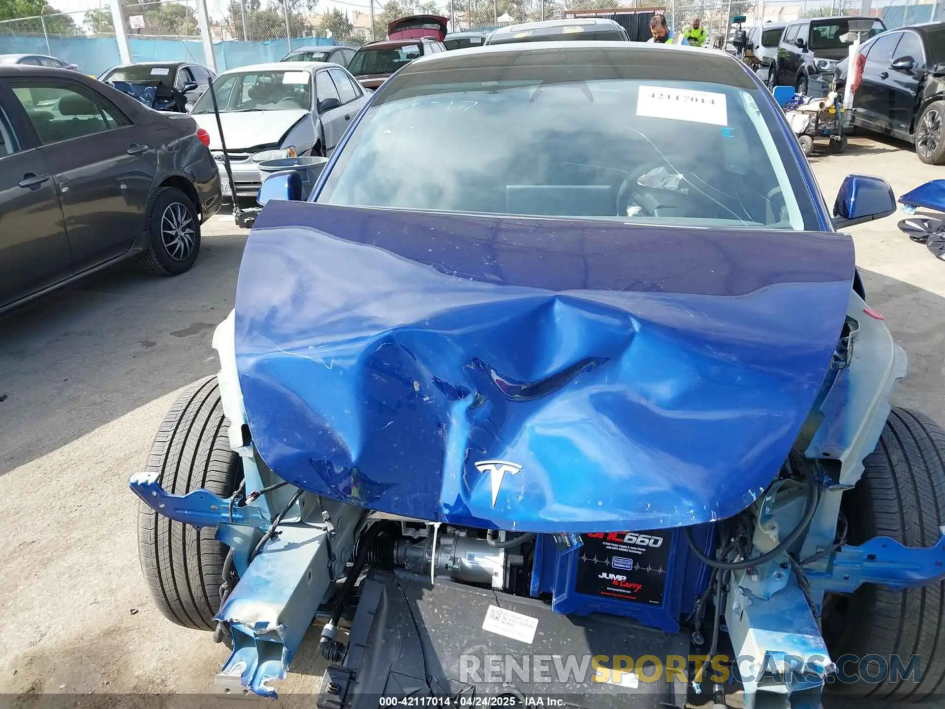 13 Photograph of a damaged car 5YJ3E1EB3SF907019 TESLA MODEL 3 2025