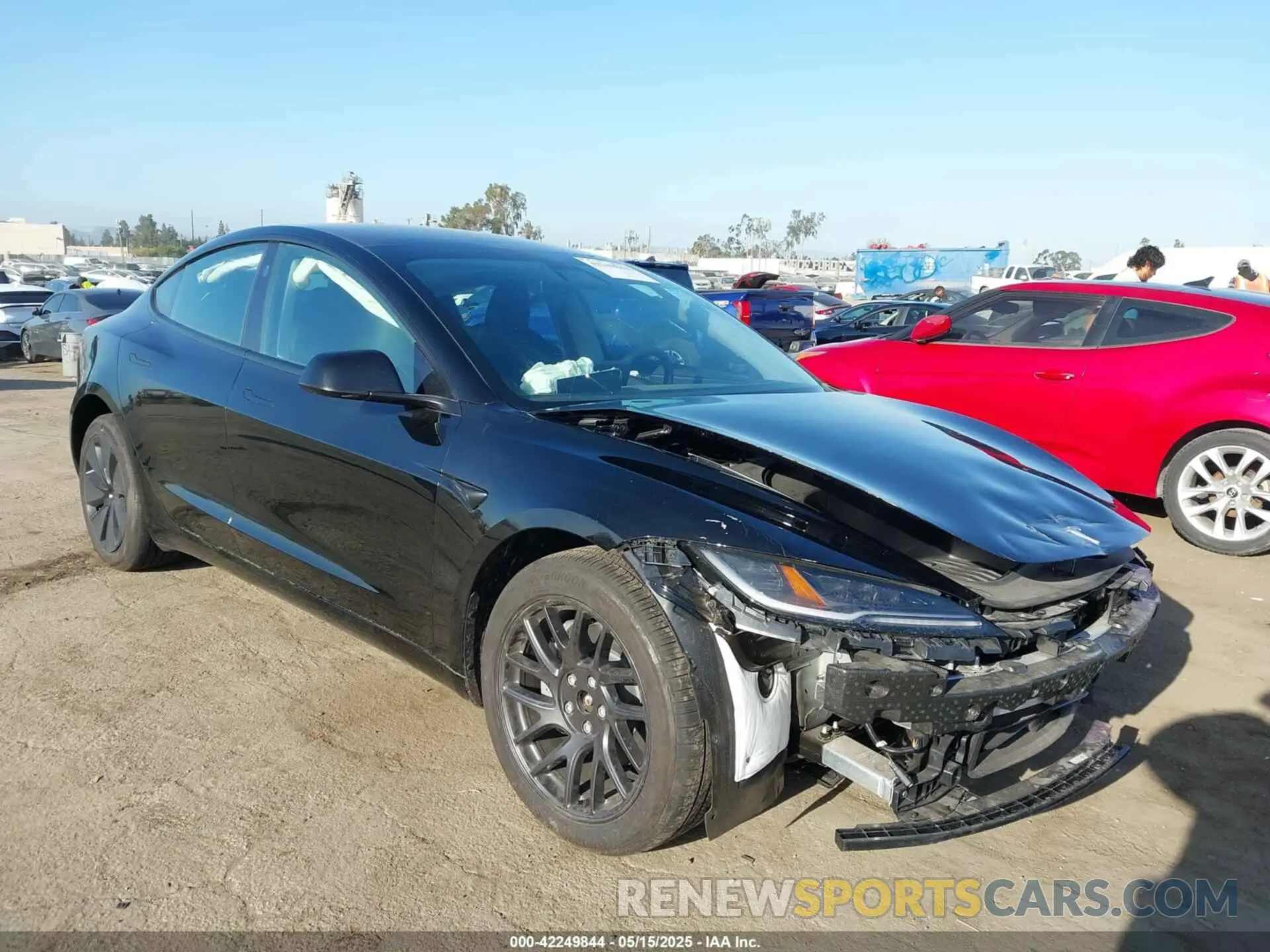 1 Photograph of a damaged car 5YJ3E1EB3SF926394 TESLA MODEL 3 2025