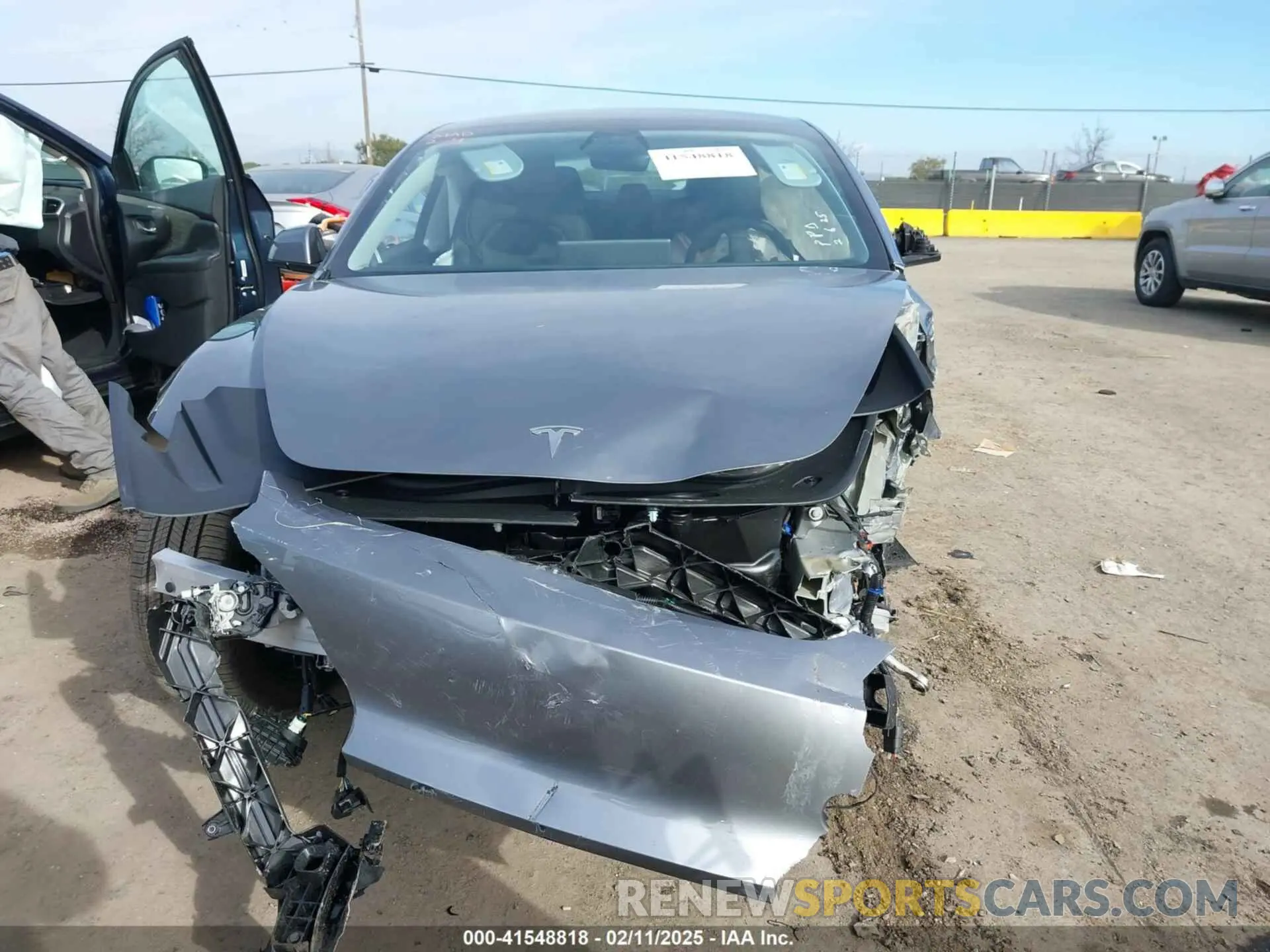 12 Photograph of a damaged car 5YJ3E1EB4SF873799 TESLA MODEL 3 2025