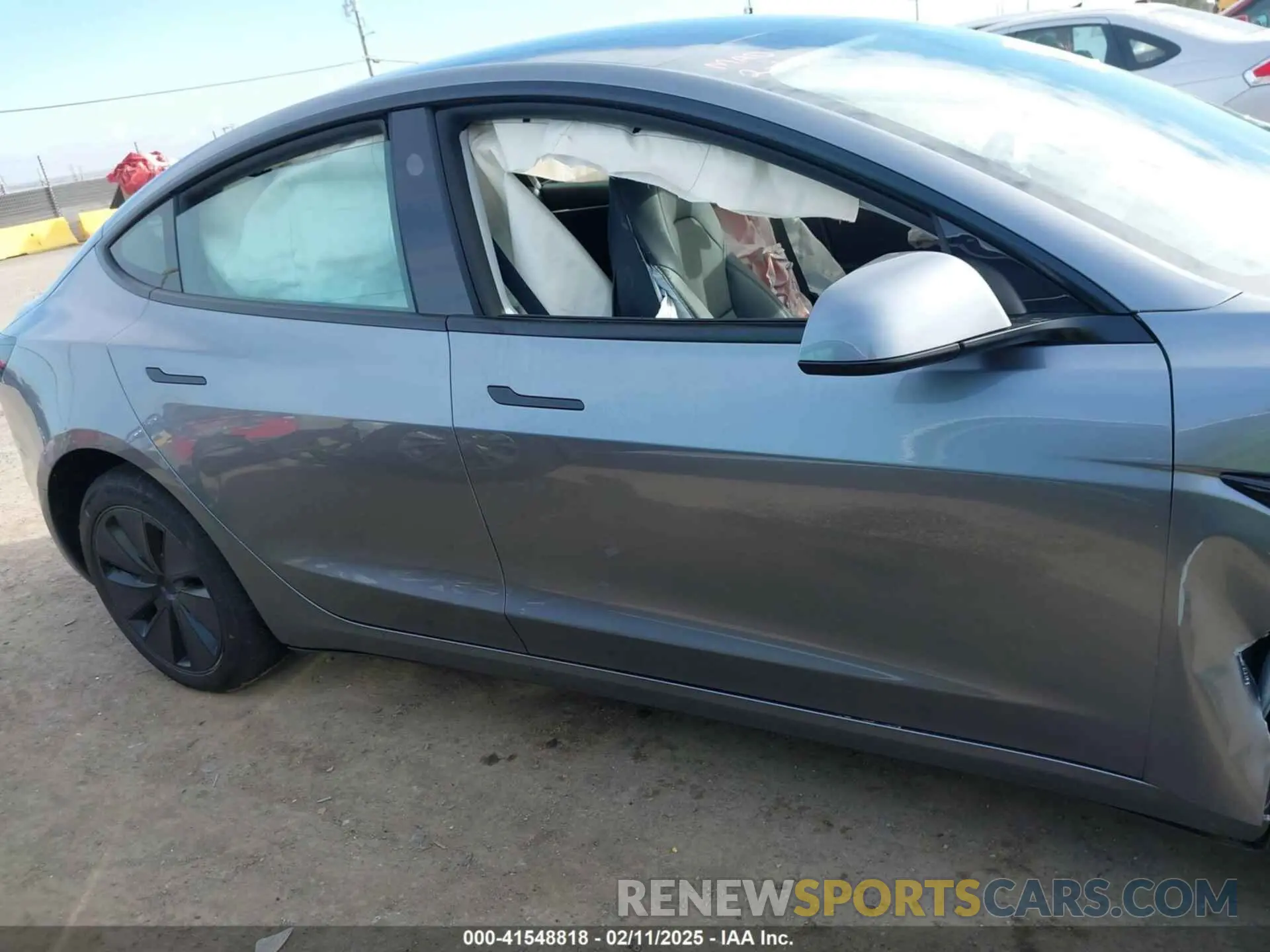 13 Photograph of a damaged car 5YJ3E1EB4SF873799 TESLA MODEL 3 2025