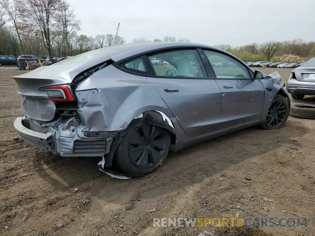 3 Photograph of a damaged car 5YJ3E1EB4SF901620 TESLA MODEL 3 2025