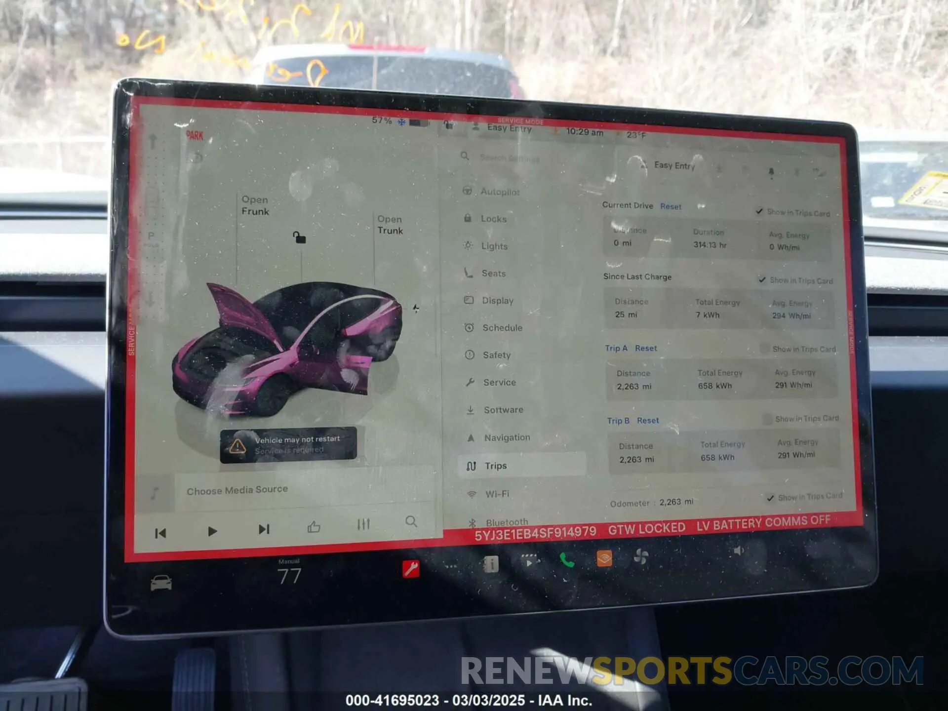 7 Photograph of a damaged car 5YJ3E1EB4SF914979 TESLA MODEL 3 2025