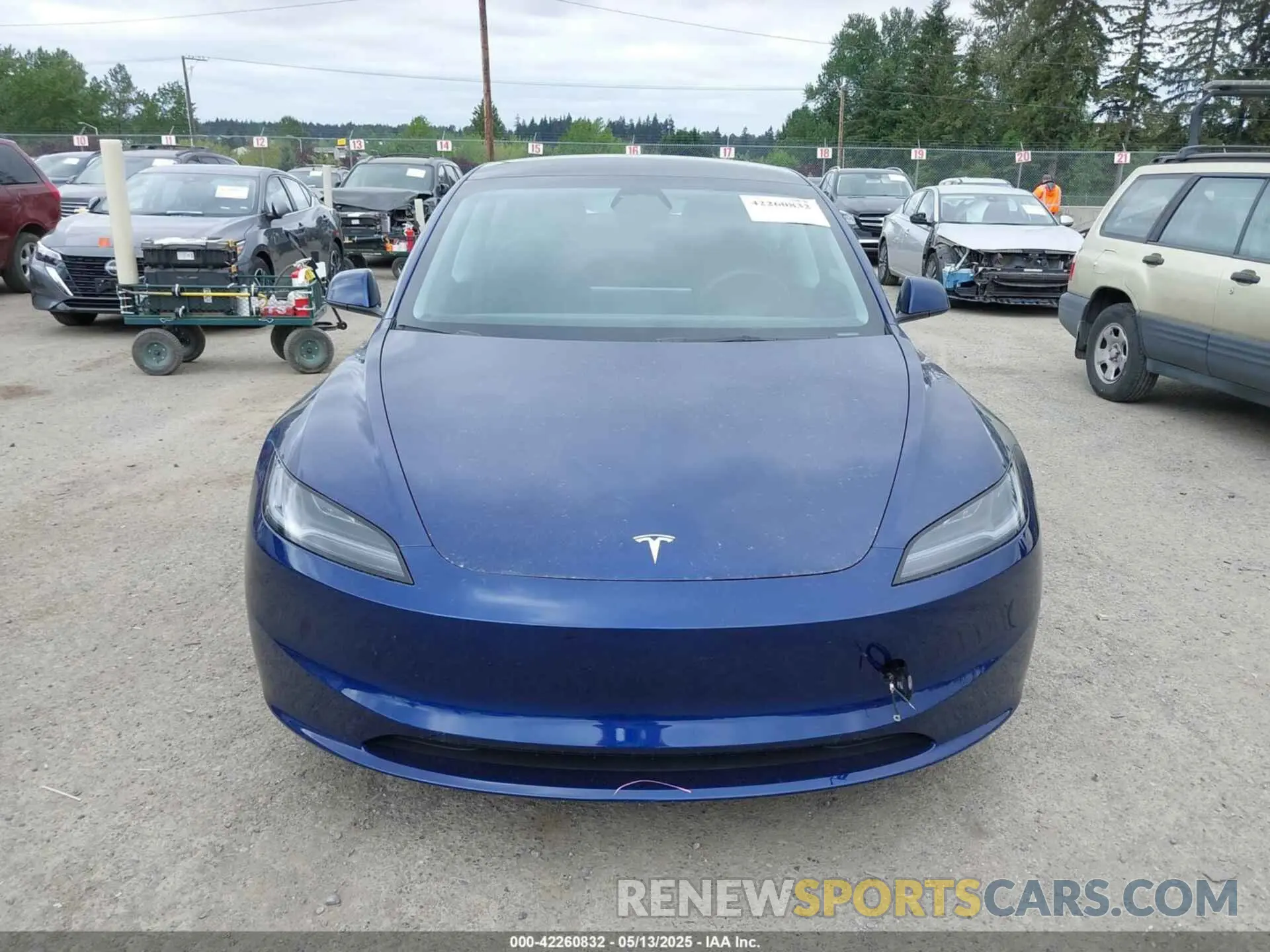 12 Photograph of a damaged car 5YJ3E1EB4SF928980 TESLA MODEL 3 2025