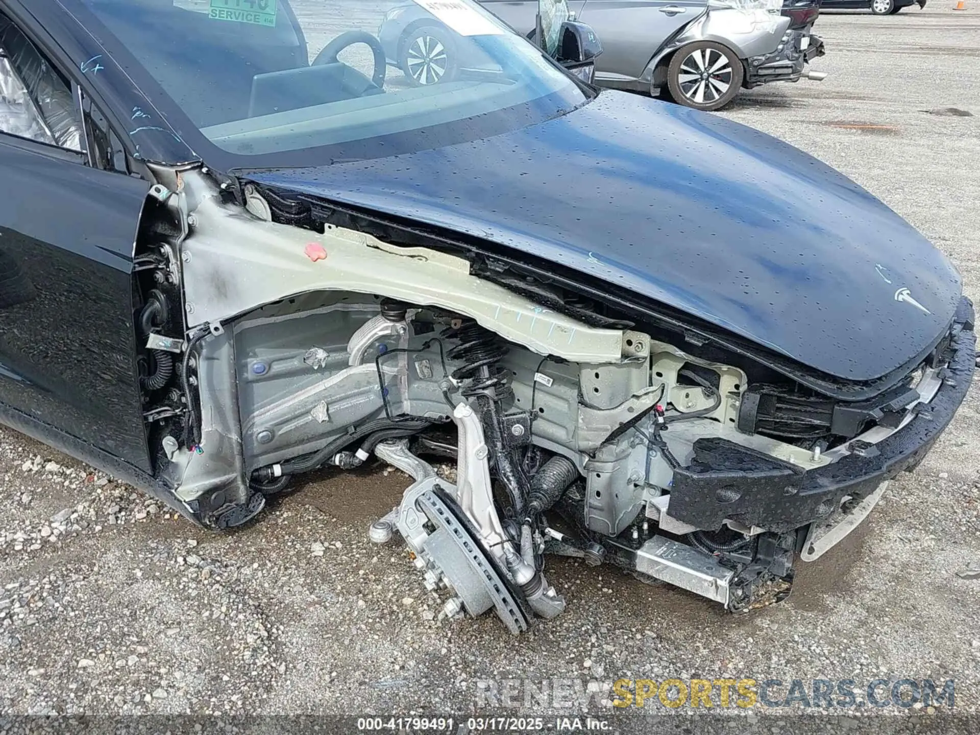 6 Photograph of a damaged car 5YJ3E1EB4SF938120 TESLA MODEL 3 2025