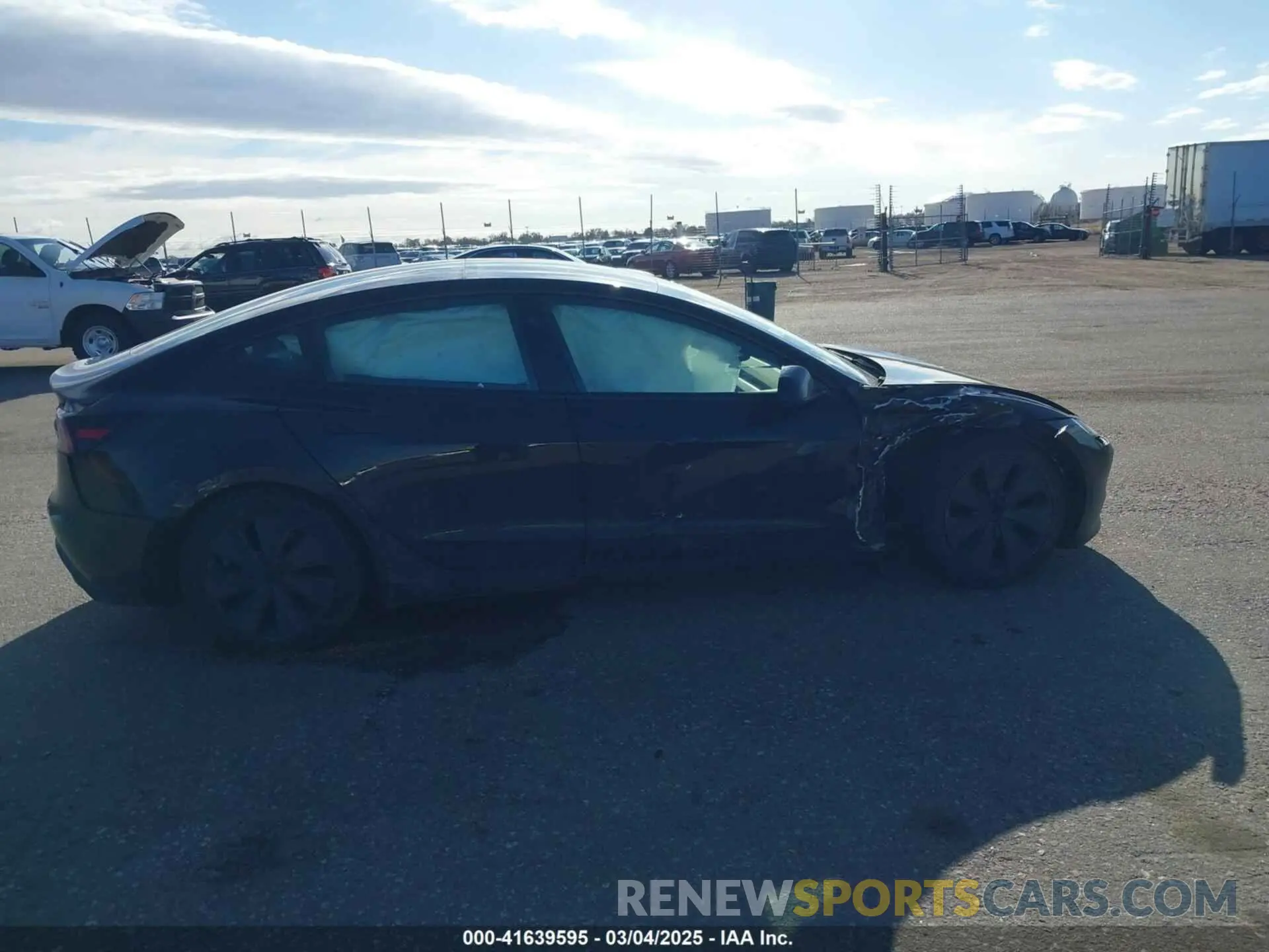 12 Photograph of a damaged car 5YJ3E1EB5SF877778 TESLA MODEL 3 2025