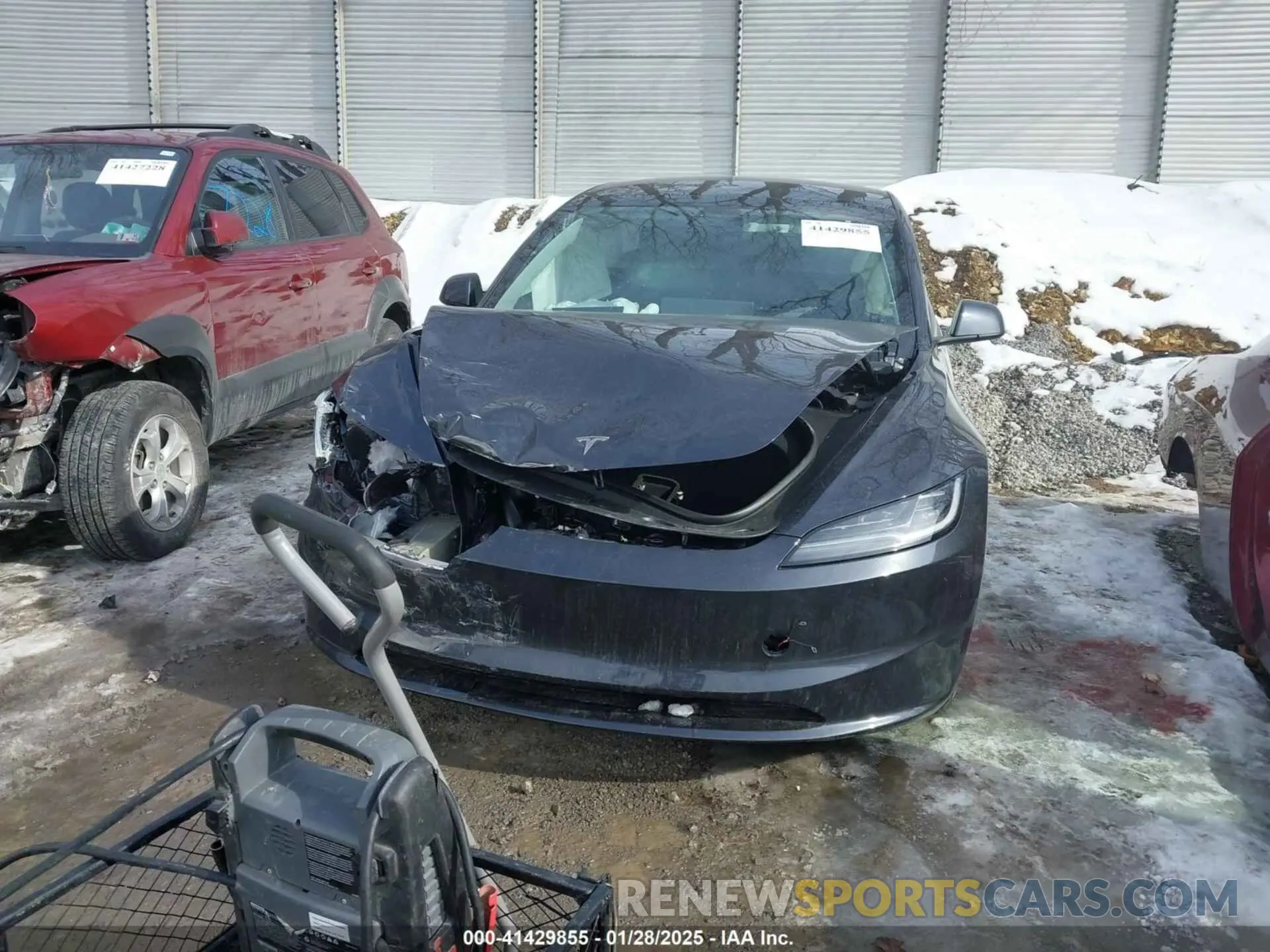 12 Photograph of a damaged car 5YJ3E1EB5SF880681 TESLA MODEL 3 2025