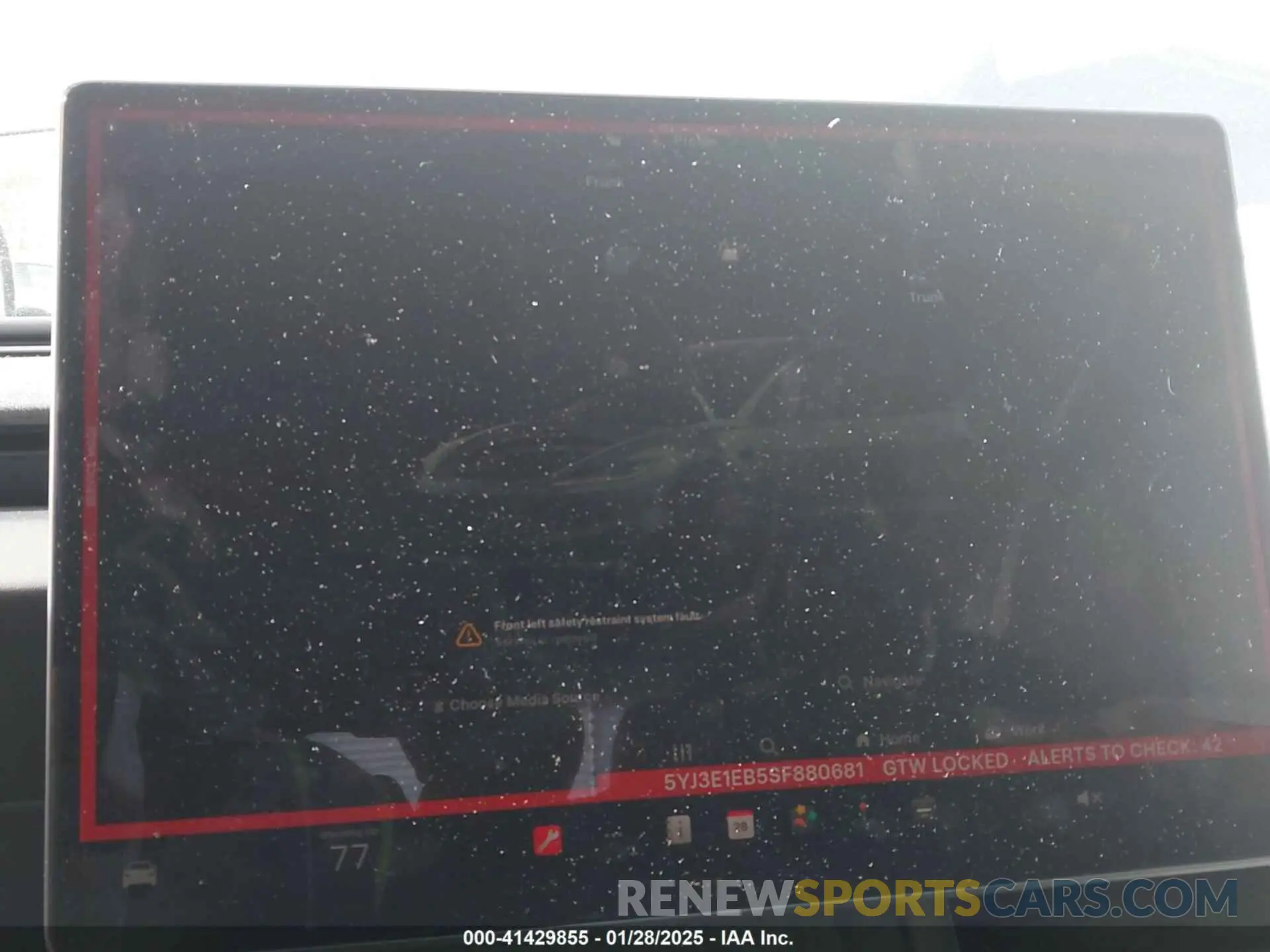 14 Photograph of a damaged car 5YJ3E1EB5SF880681 TESLA MODEL 3 2025