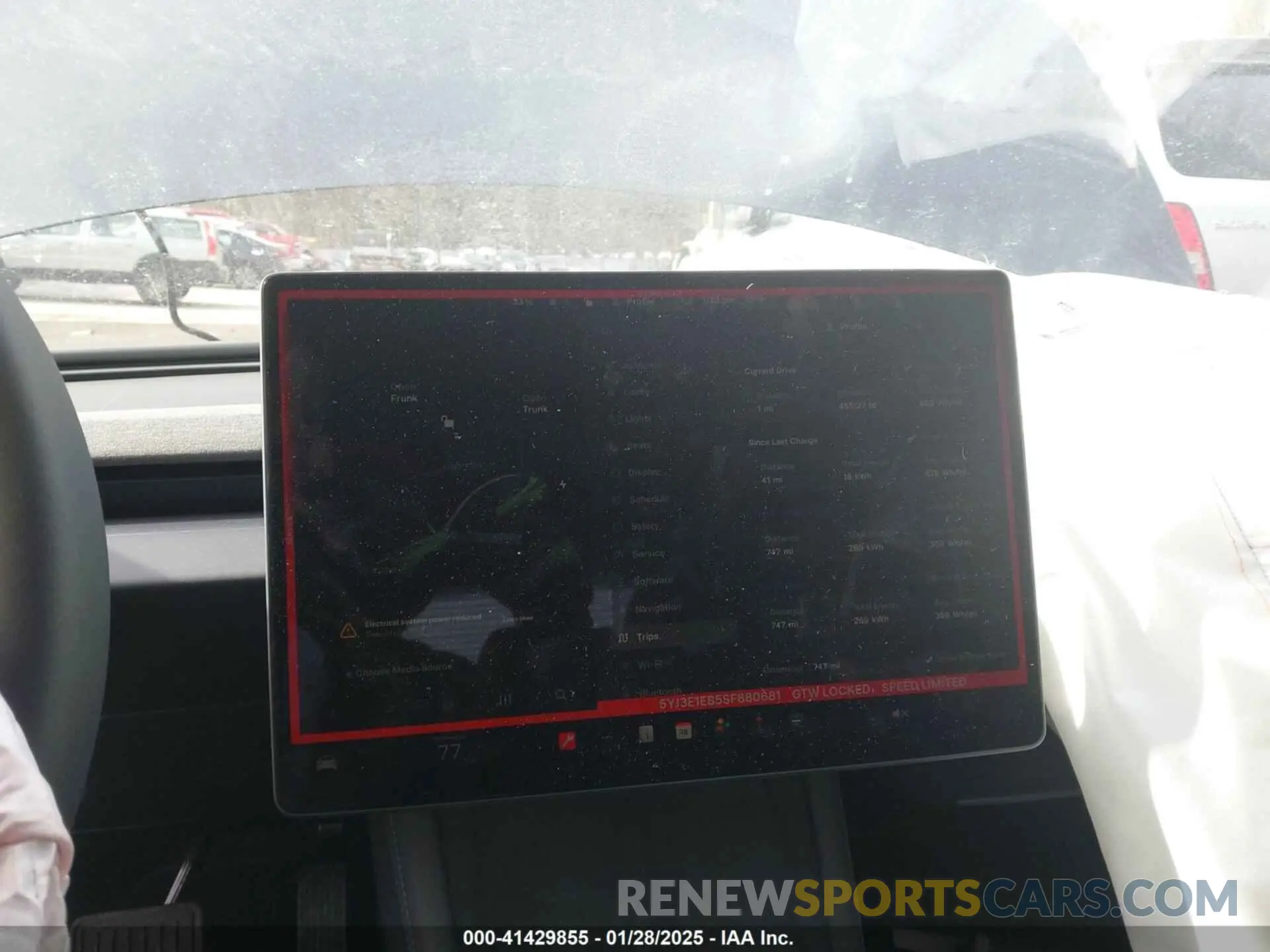 15 Photograph of a damaged car 5YJ3E1EB5SF880681 TESLA MODEL 3 2025