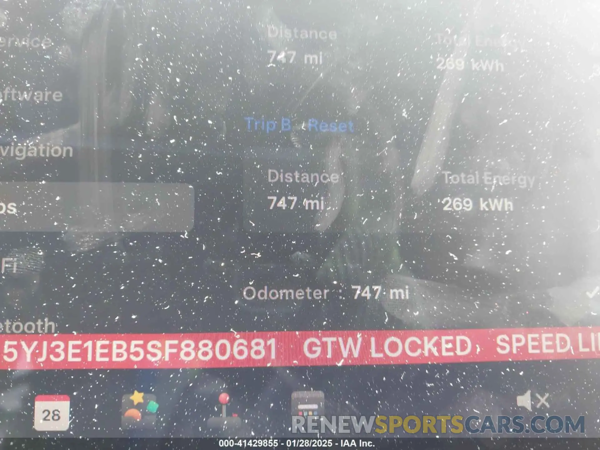 7 Photograph of a damaged car 5YJ3E1EB5SF880681 TESLA MODEL 3 2025