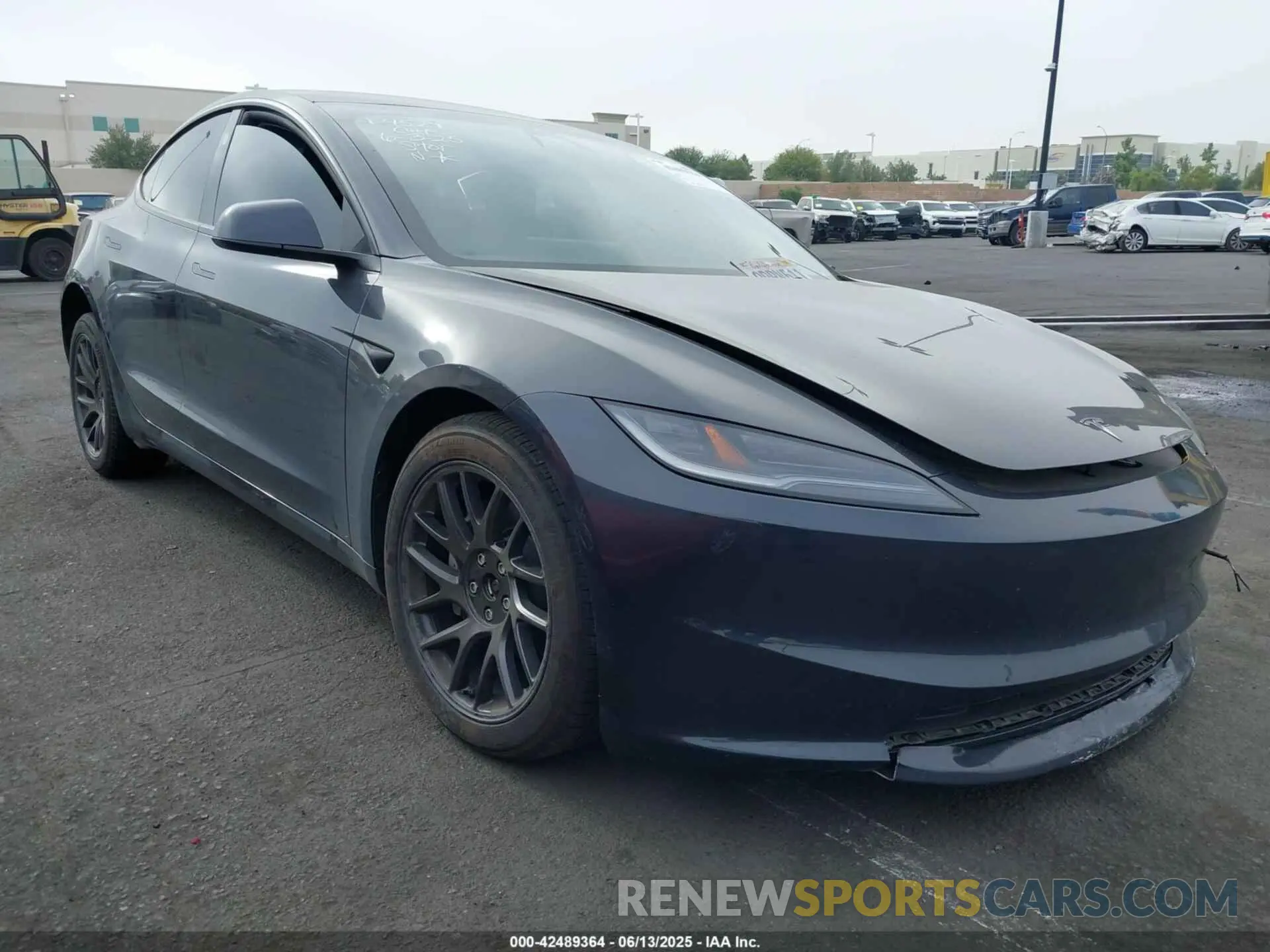 1 Photograph of a damaged car 5YJ3E1EB5SF881992 TESLA MODEL 3 2025