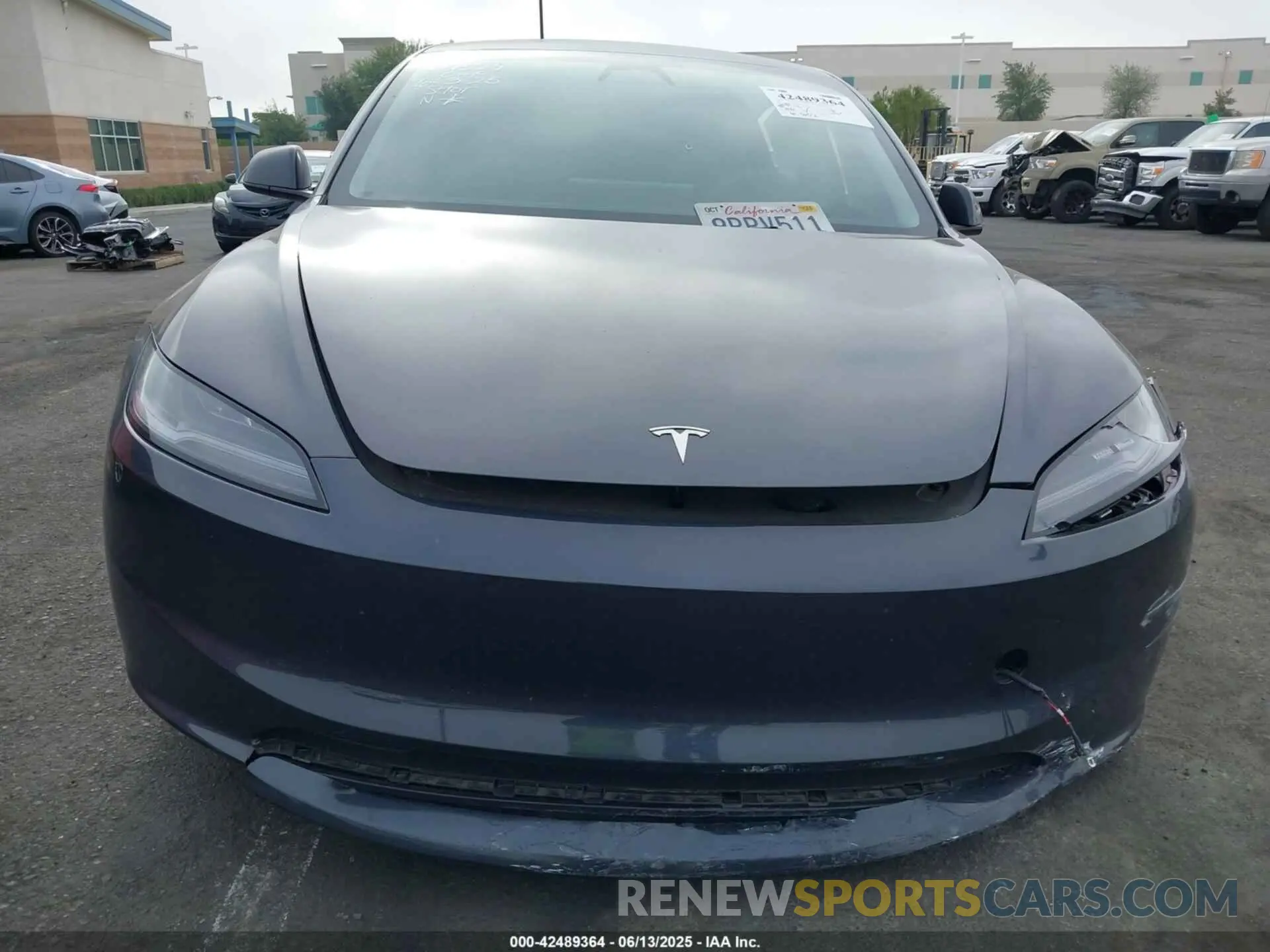 12 Photograph of a damaged car 5YJ3E1EB5SF881992 TESLA MODEL 3 2025