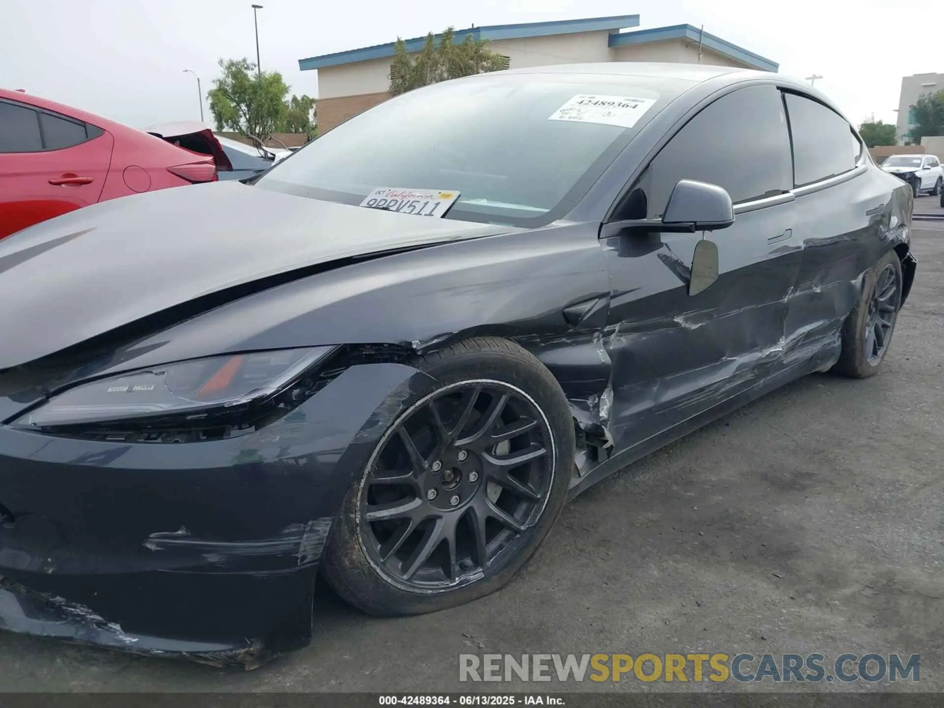 6 Photograph of a damaged car 5YJ3E1EB5SF881992 TESLA MODEL 3 2025