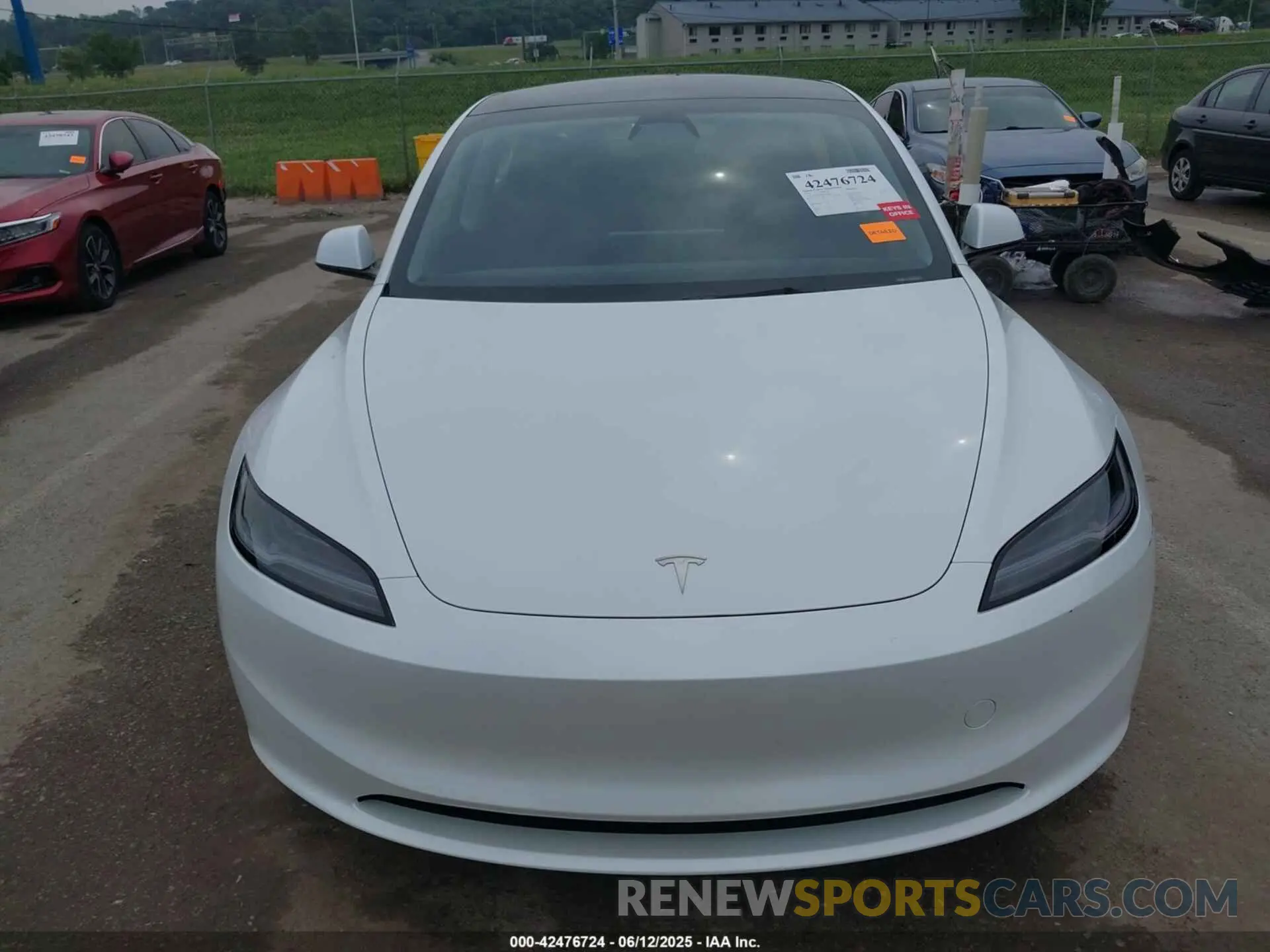 12 Photograph of a damaged car 5YJ3E1EB5SF893625 TESLA MODEL 3 2025