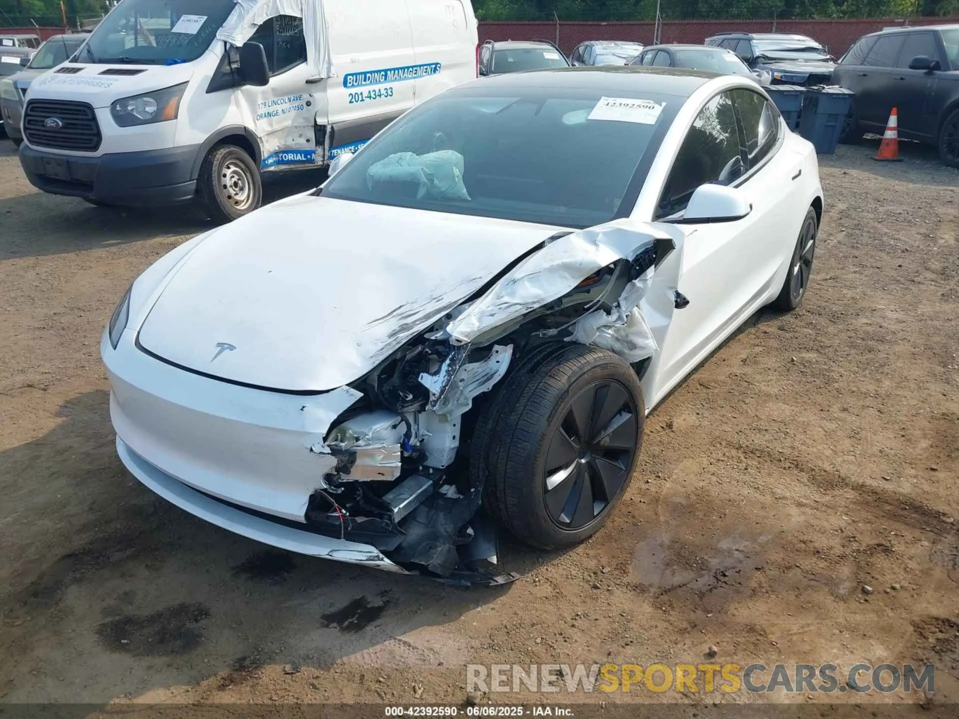 6 Photograph of a damaged car 5YJ3E1EB5SF894032 TESLA MODEL 3 2025