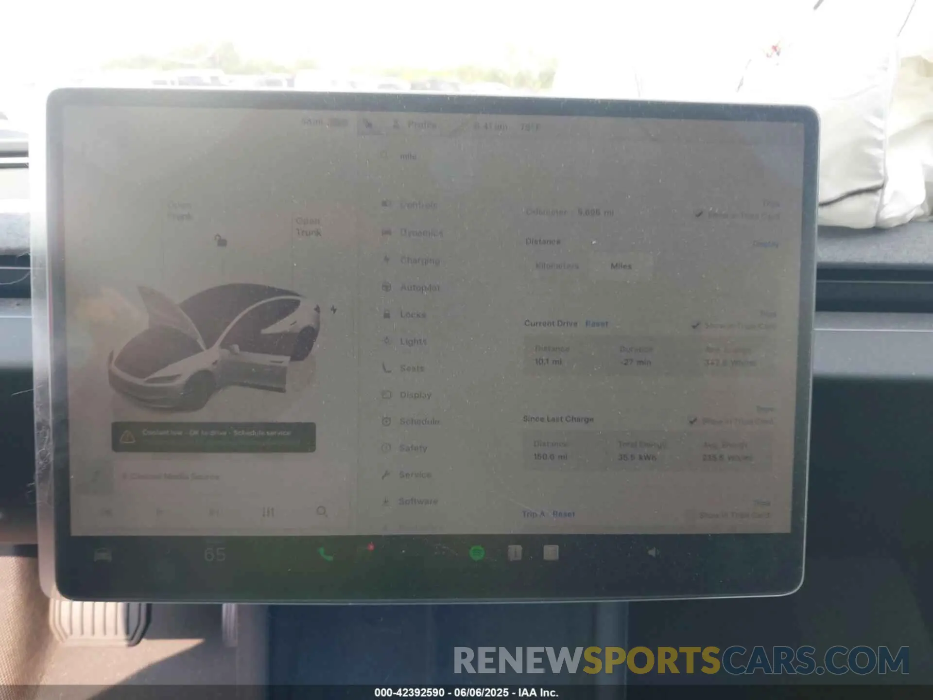 7 Photograph of a damaged car 5YJ3E1EB5SF894032 TESLA MODEL 3 2025
