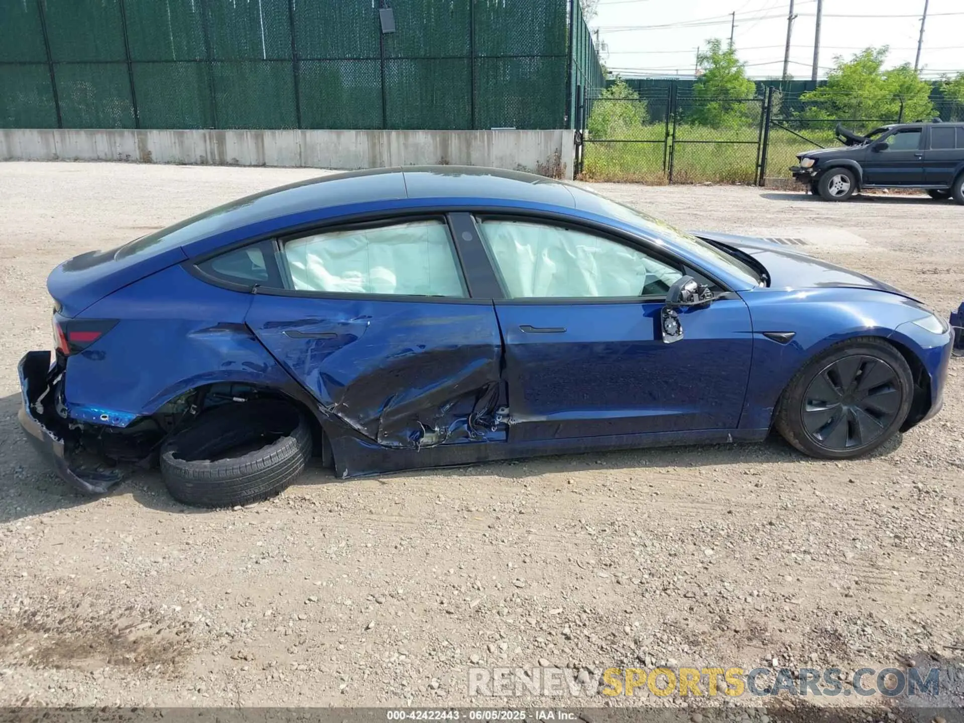 12 Photograph of a damaged car 5YJ3E1EB6SF874419 TESLA MODEL 3 2025