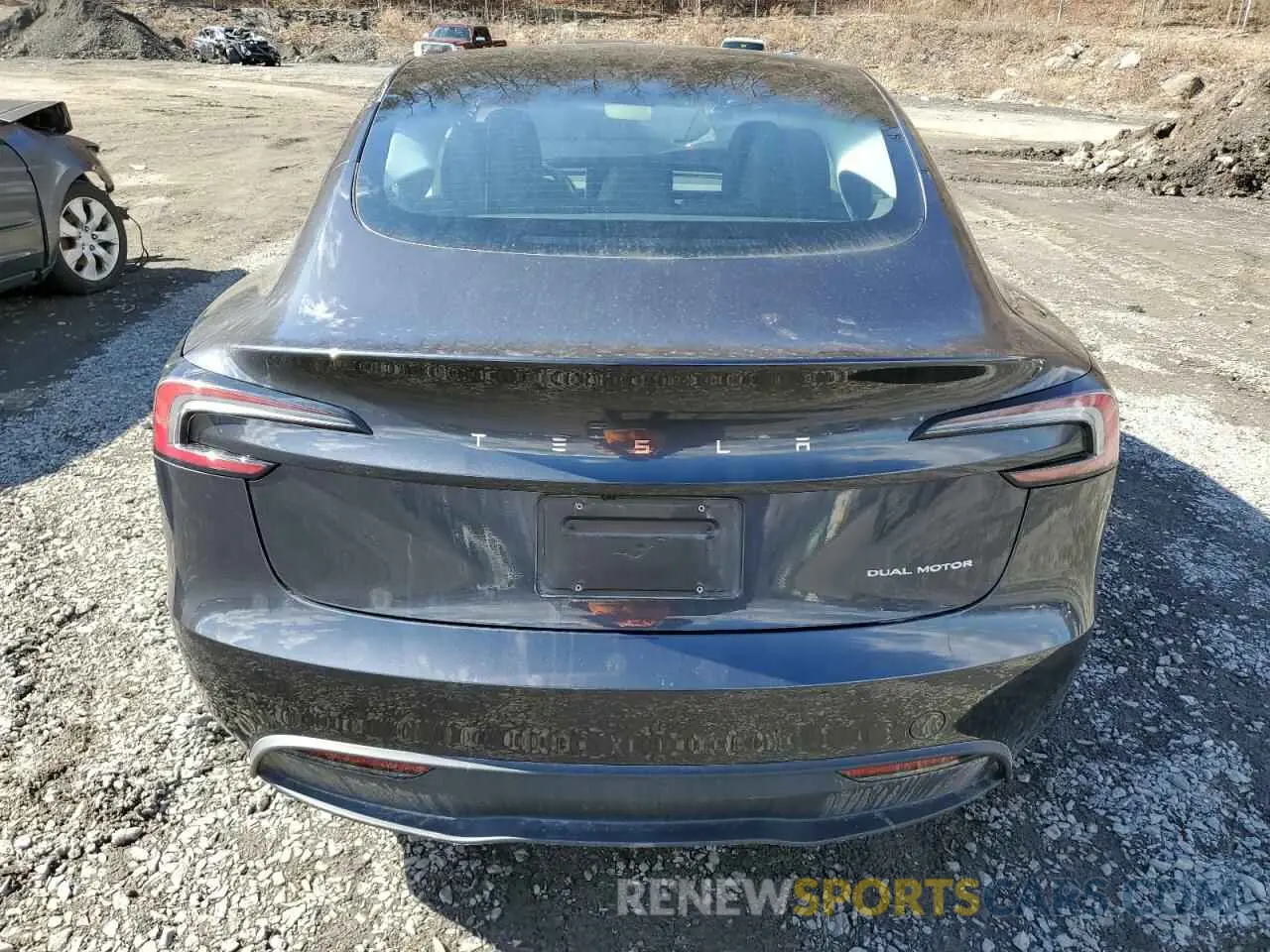6 Photograph of a damaged car 5YJ3E1EB6SF921092 TESLA MODEL 3 2025