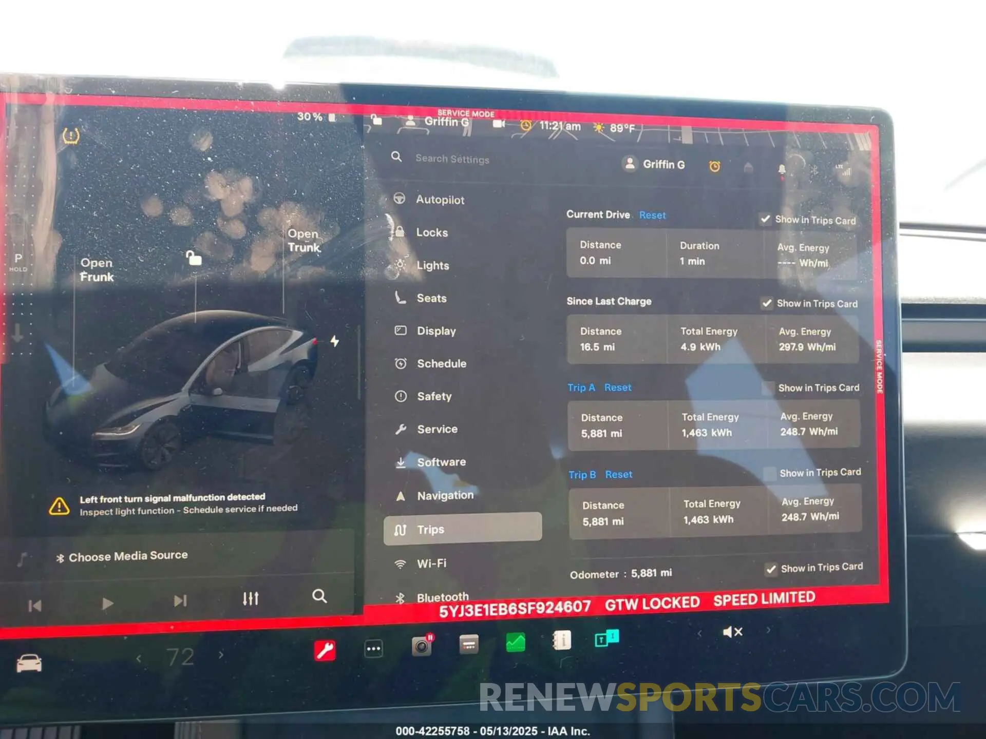 7 Photograph of a damaged car 5YJ3E1EB6SF924607 TESLA MODEL 3 2025