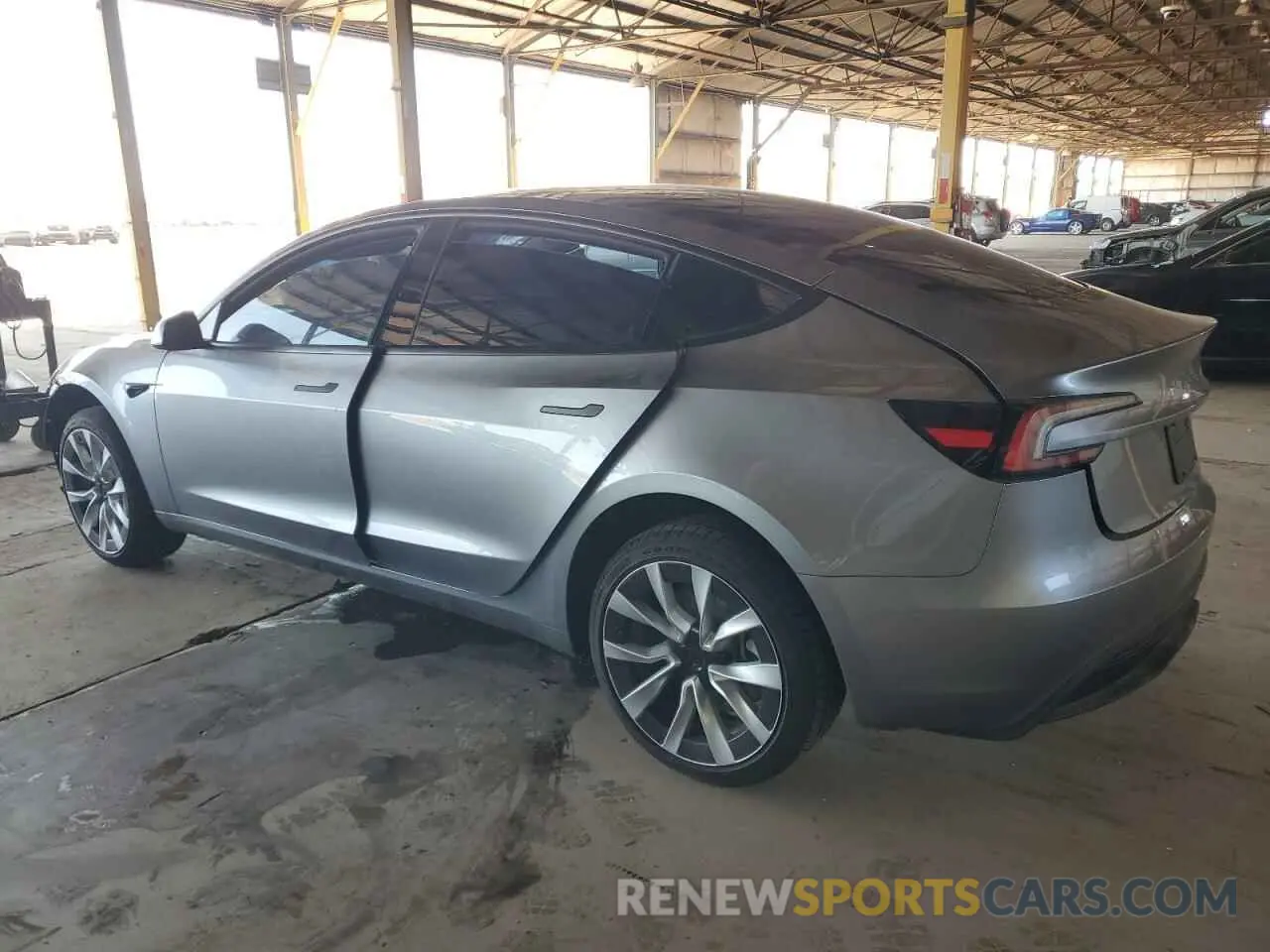 2 Photograph of a damaged car 5YJ3E1EB6SF935588 TESLA MODEL 3 2025