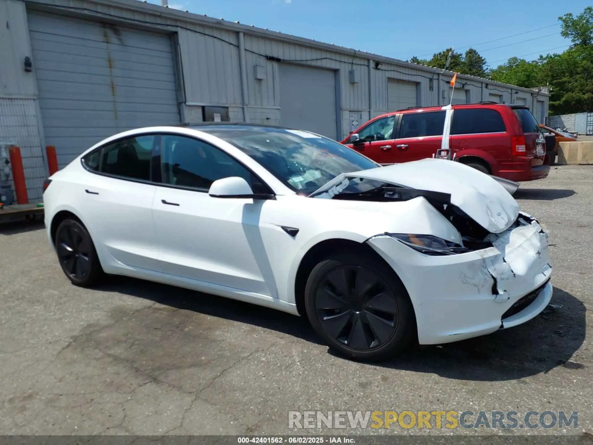 1 Photograph of a damaged car 5YJ3E1EB7SF931422 TESLA MODEL 3 2025