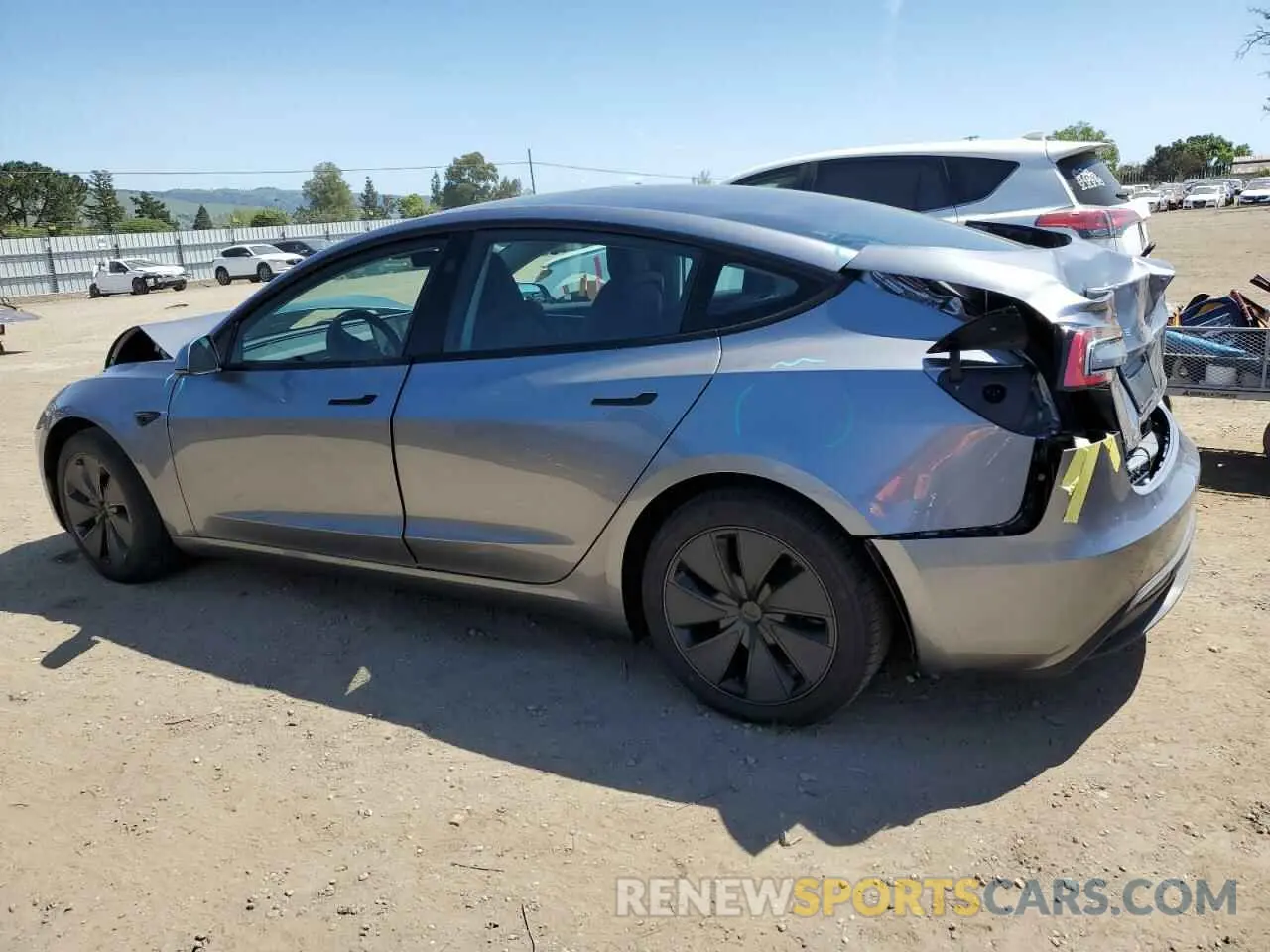2 Photograph of a damaged car 5YJ3E1EB7SF932568 TESLA MODEL 3 2025