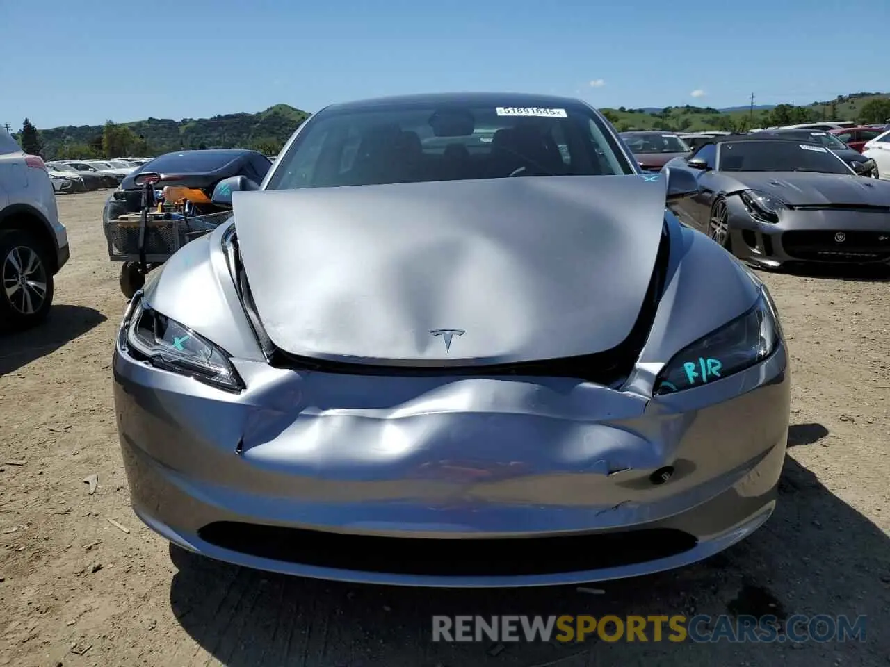 5 Photograph of a damaged car 5YJ3E1EB7SF932568 TESLA MODEL 3 2025
