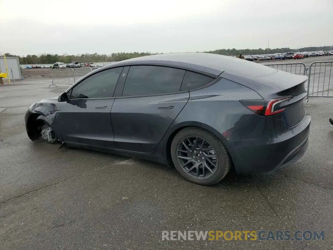 2 Photograph of a damaged car 5YJ3E1EB8SF927606 TESLA MODEL 3 2025
