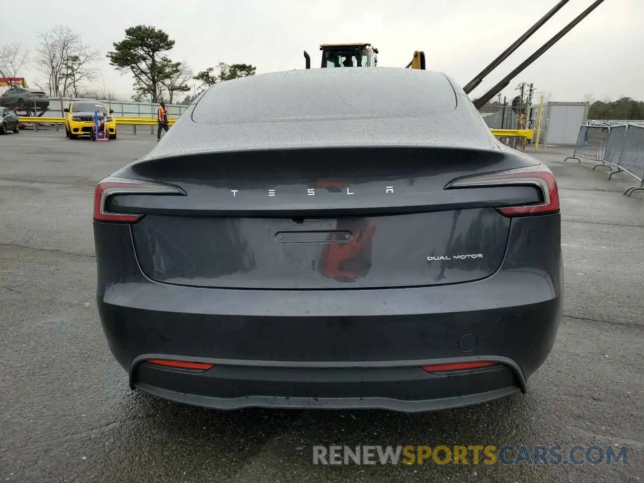 6 Photograph of a damaged car 5YJ3E1EB8SF927606 TESLA MODEL 3 2025