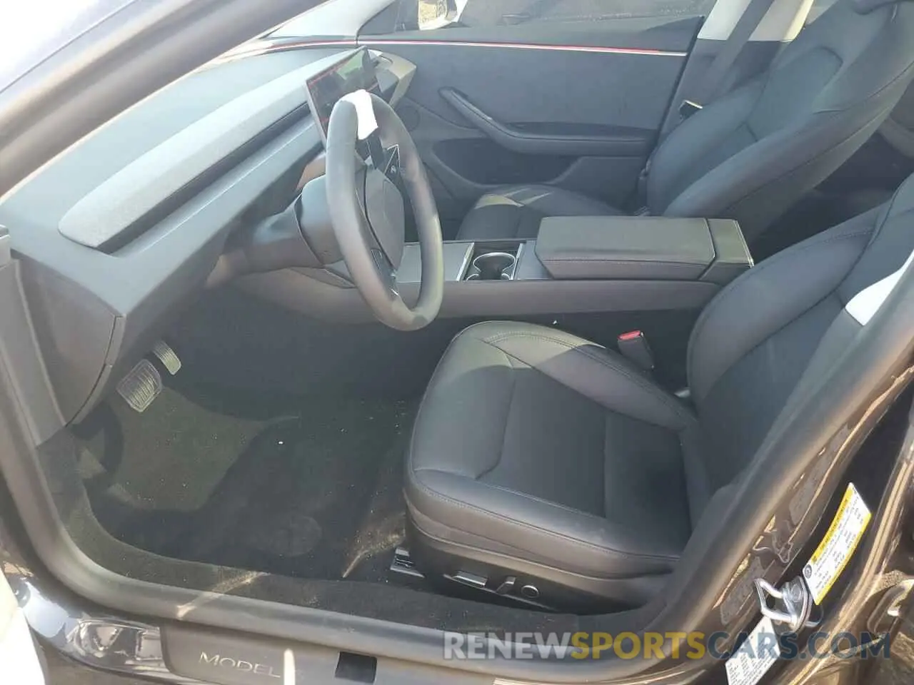 7 Photograph of a damaged car 5YJ3E1EB8SF927606 TESLA MODEL 3 2025