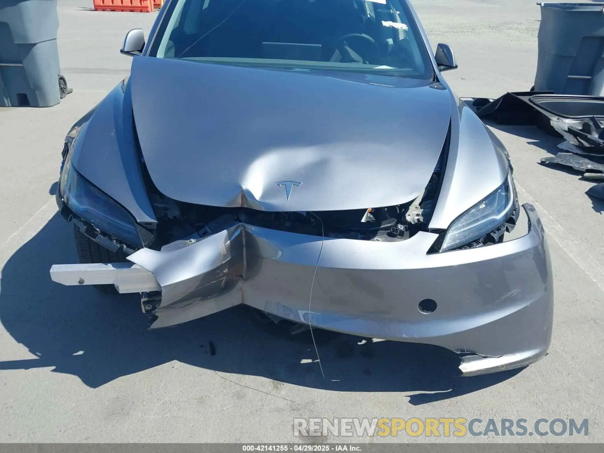 6 Photograph of a damaged car 5YJ3E1EB9SF873801 TESLA MODEL 3 2025