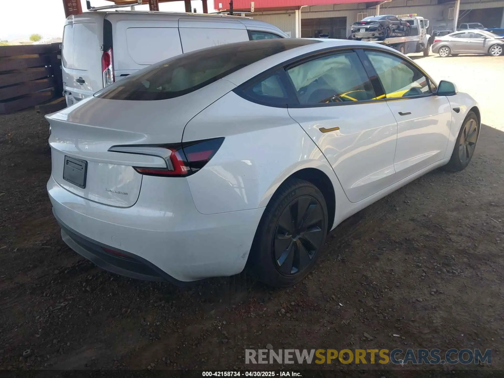 4 Photograph of a damaged car 5YJ3E1EB9SF885771 TESLA MODEL 3 2025