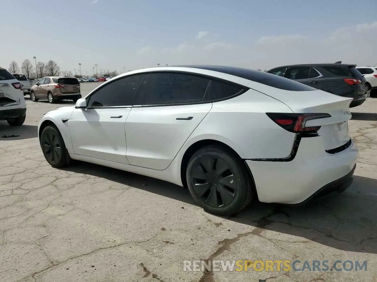 2 Photograph of a damaged car 5YJ3E1EB9SF902505 TESLA MODEL 3 2025