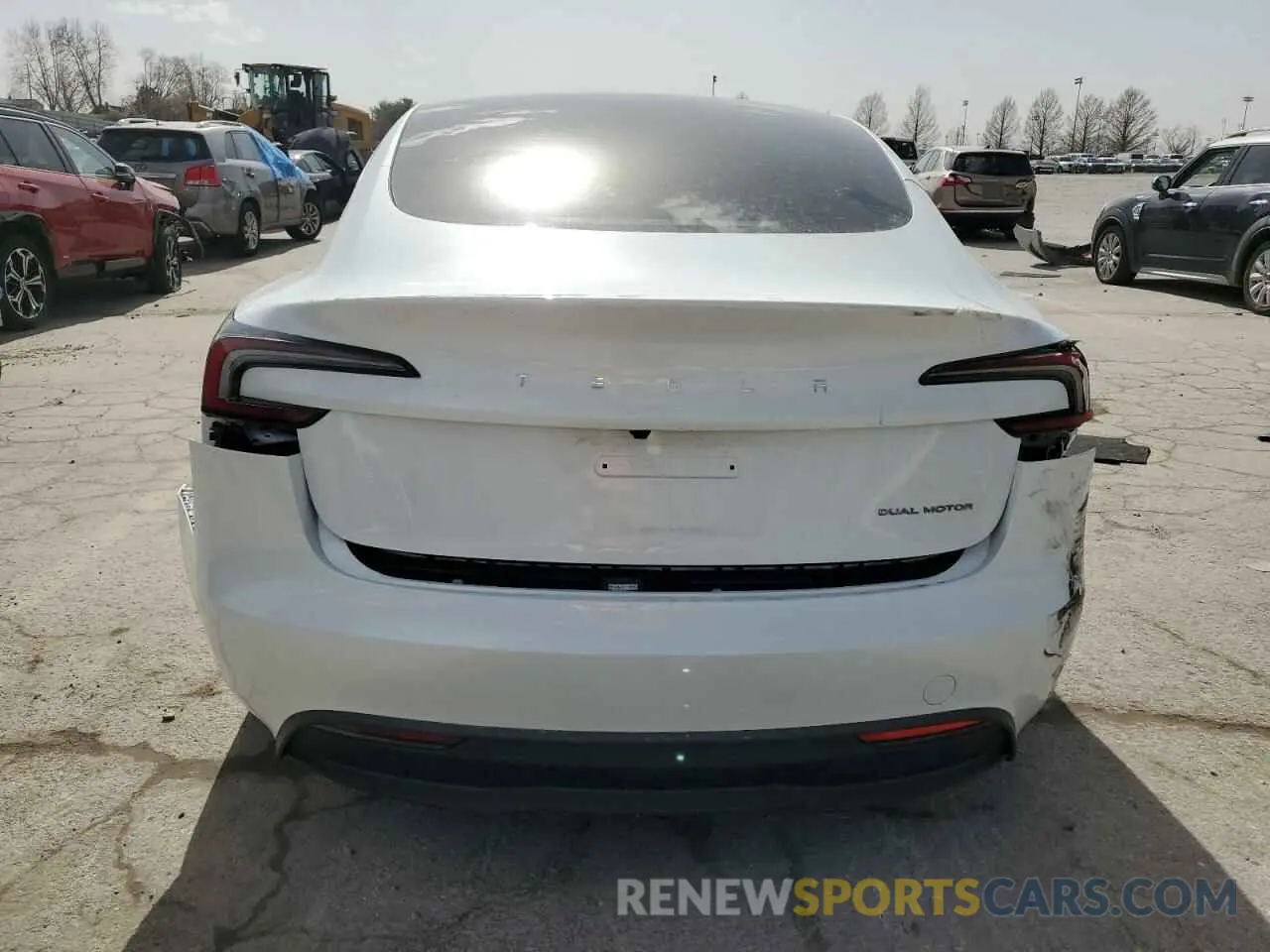 6 Photograph of a damaged car 5YJ3E1EB9SF902505 TESLA MODEL 3 2025