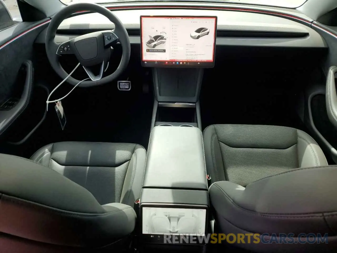 8 Photograph of a damaged car 5YJ3E1EB9SF902505 TESLA MODEL 3 2025