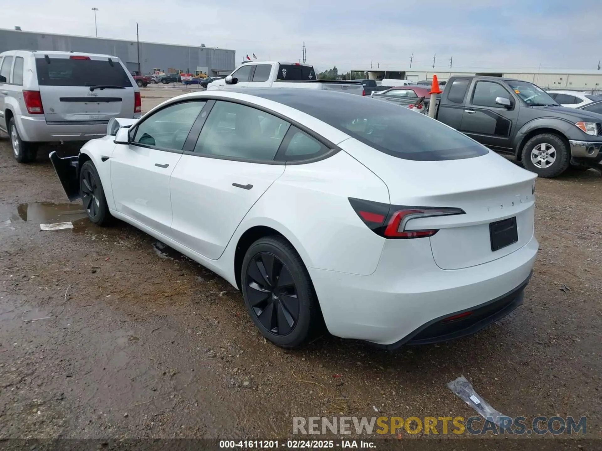 3 Photograph of a damaged car 5YJ3E1EB9SF904223 TESLA MODEL 3 2025