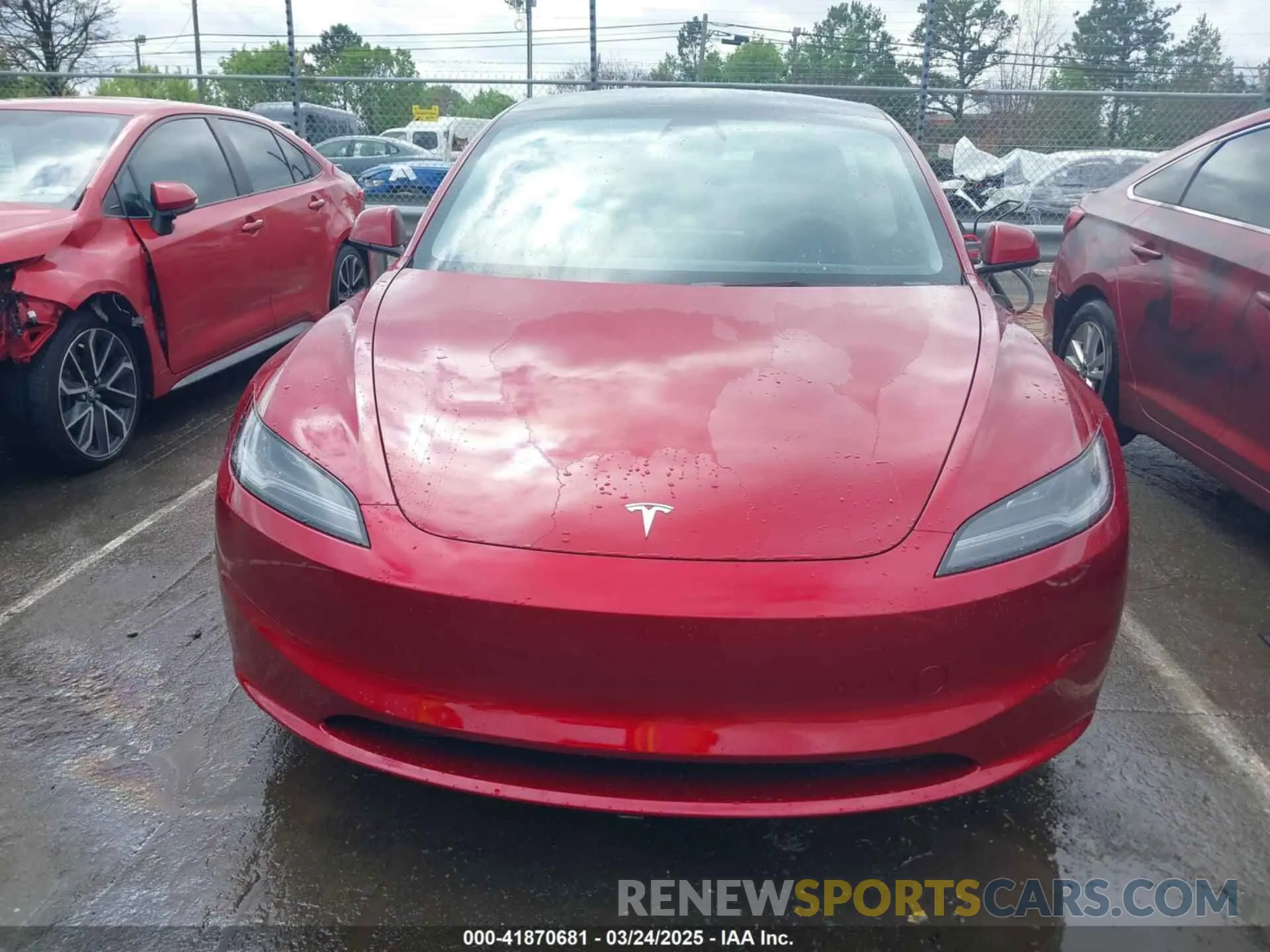 13 Photograph of a damaged car 5YJ3E1EB9SF928781 TESLA MODEL 3 2025