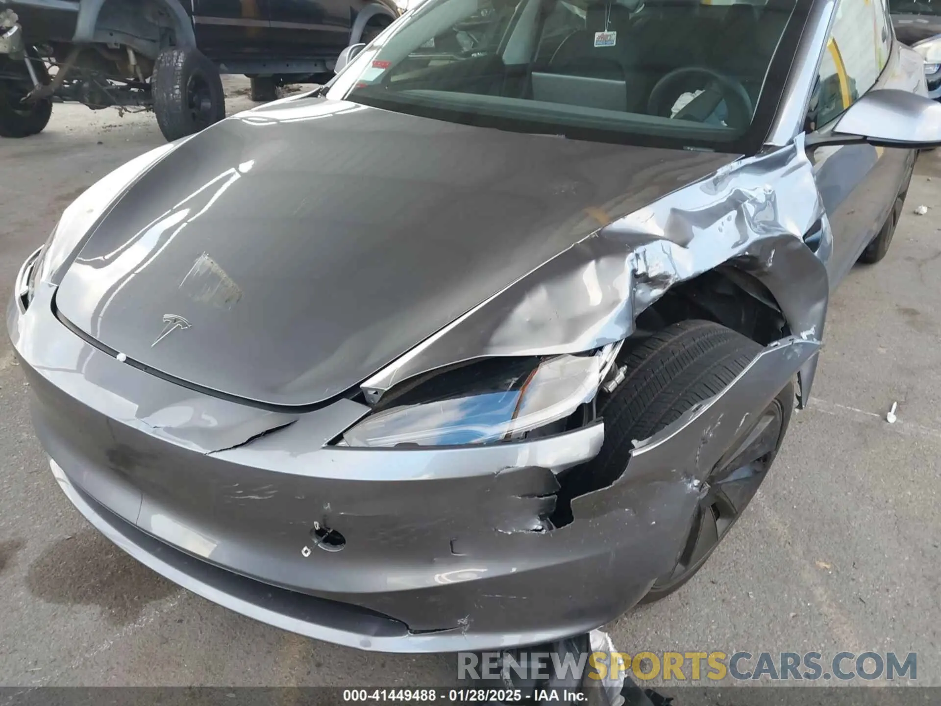 6 Photograph of a damaged car 5YJ3E1EBXSF912475 TESLA MODEL 3 2025