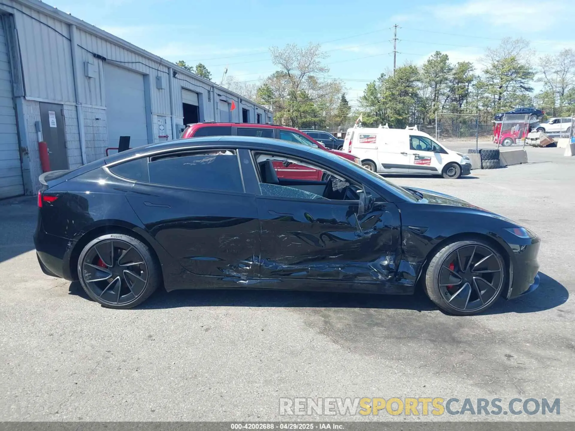 12 Photograph of a damaged car 5YJ3E1ET0SF933067 TESLA MODEL 3 2025