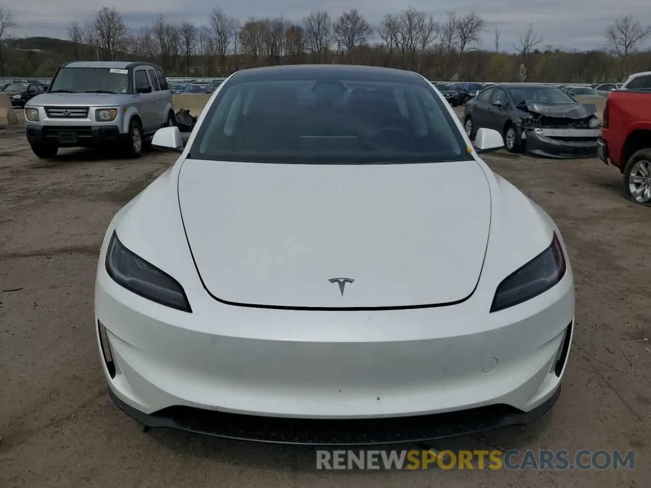 5 Photograph of a damaged car 5YJ3E1ET1SF966501 TESLA MODEL 3 2025