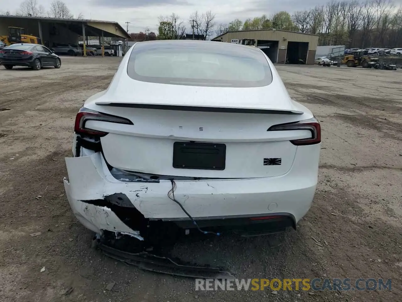 6 Photograph of a damaged car 5YJ3E1ET1SF966501 TESLA MODEL 3 2025