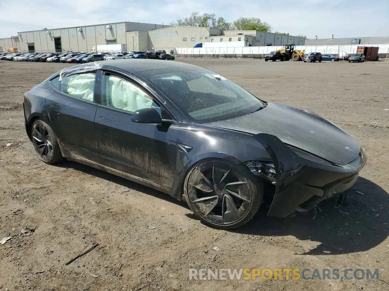 4 Photograph of a damaged car 5YJ3E1ET5SF952679 TESLA MODEL 3 2025