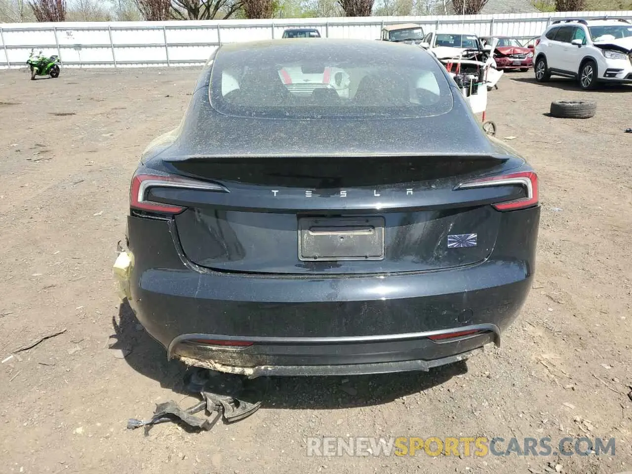 6 Photograph of a damaged car 5YJ3E1ET5SF952679 TESLA MODEL 3 2025