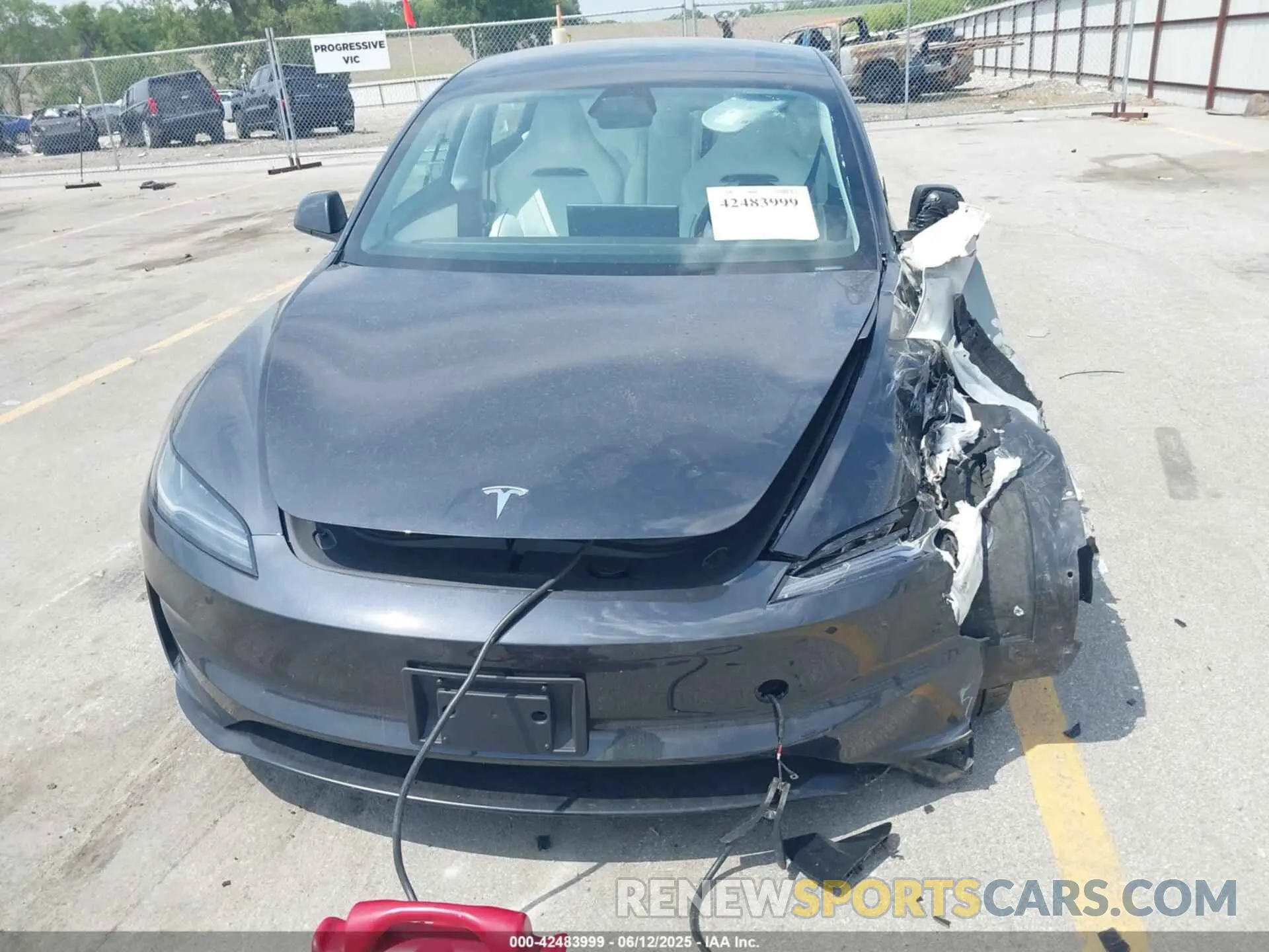 6 Photograph of a damaged car 5YJ3E1ET8SF932622 TESLA MODEL 3 2025